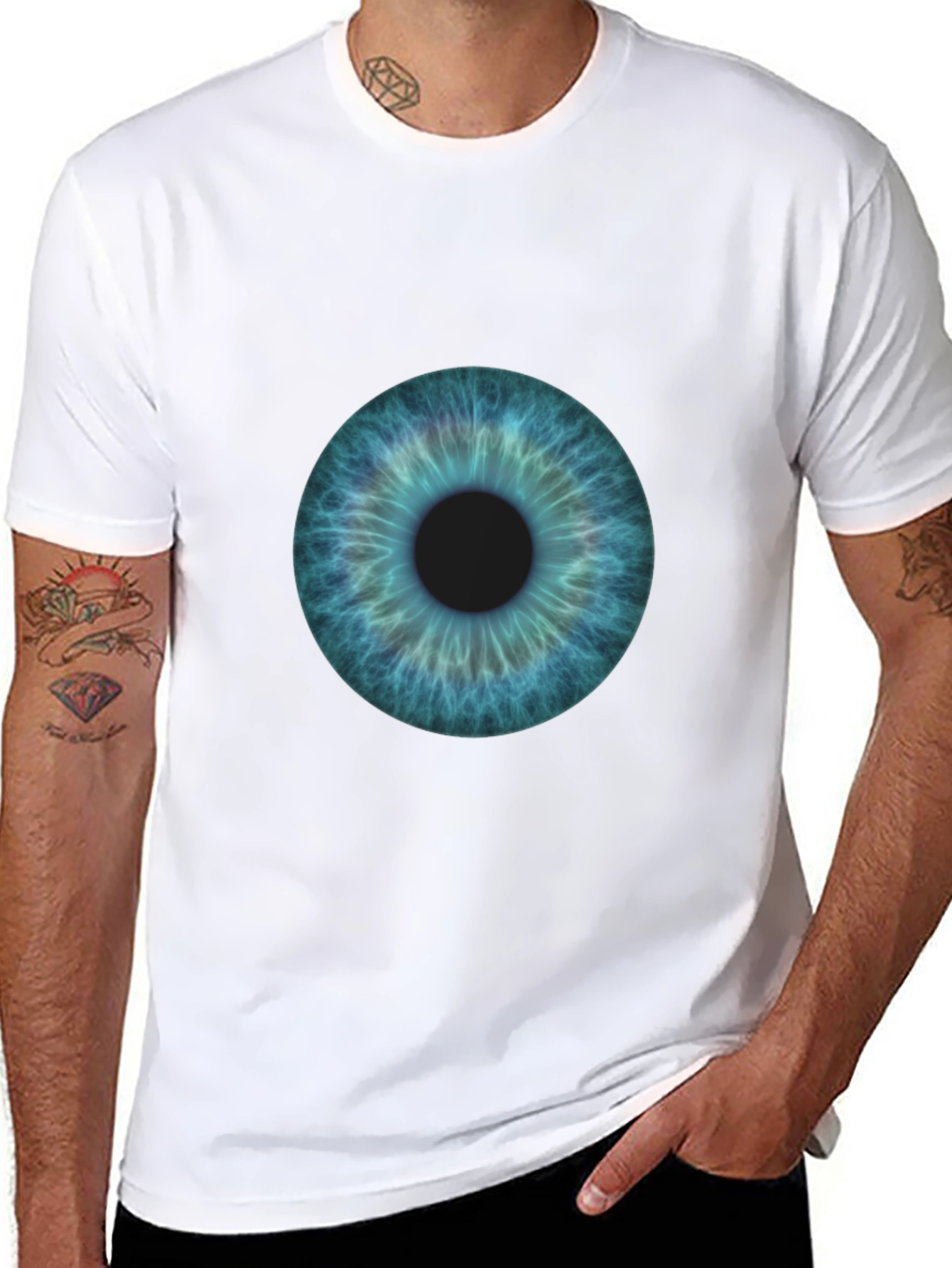 Eye See You Tee - Black Graphic T-Shirt
