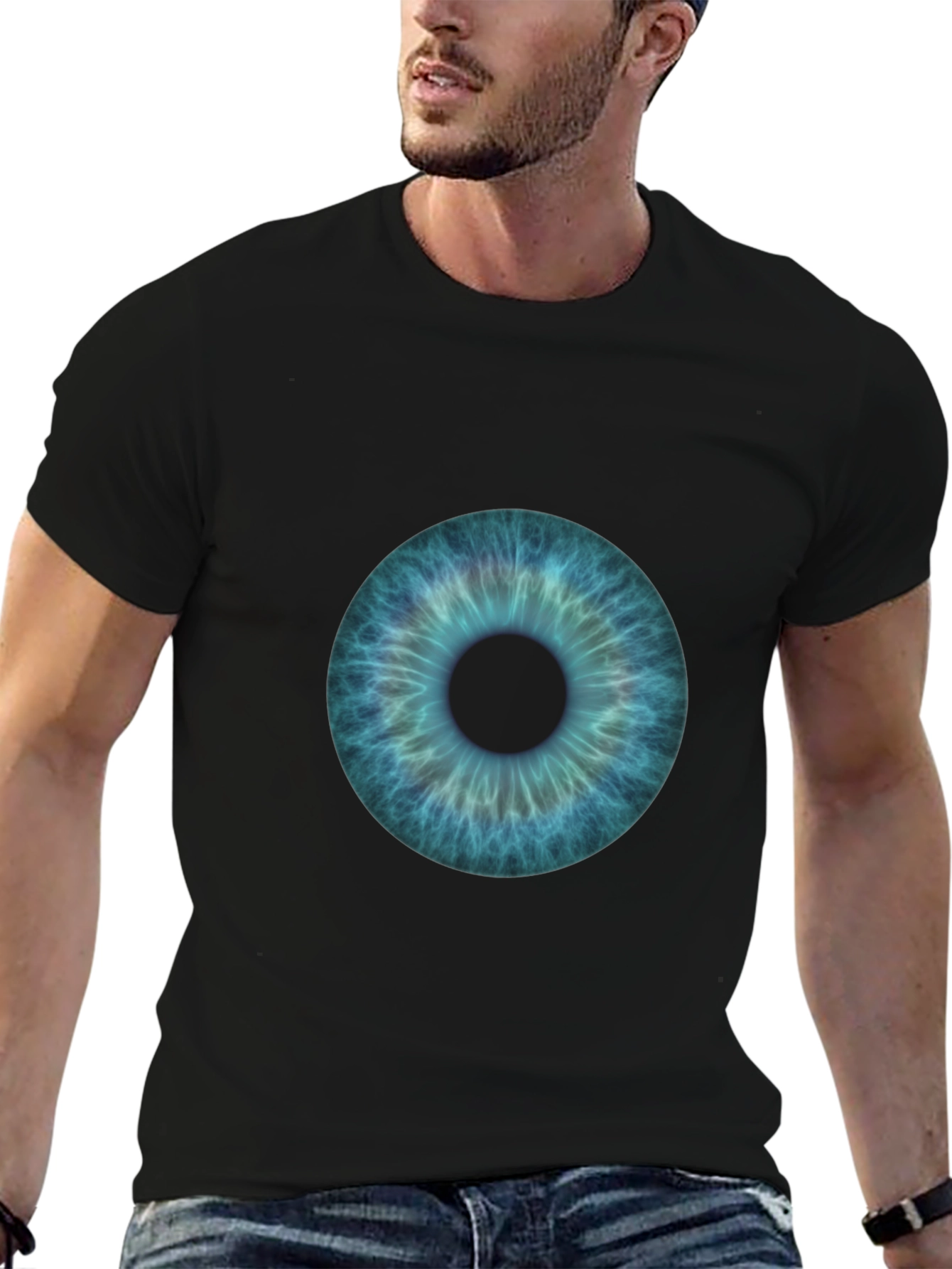 Eye See You Tee - Black Graphic T-Shirt