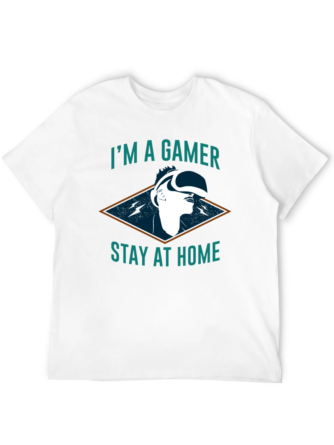 Gamer T-Shirt - Stay at Home and Game On!