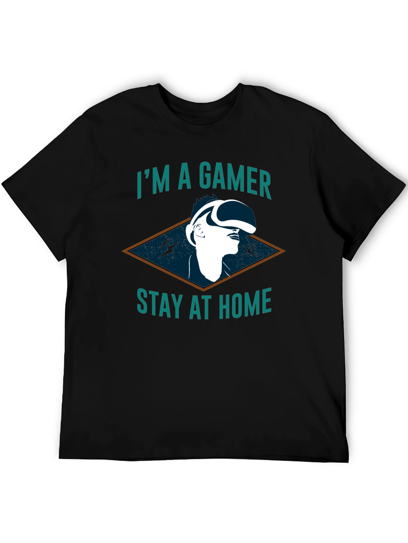 Gamer T-Shirt - Stay at Home and Game On!