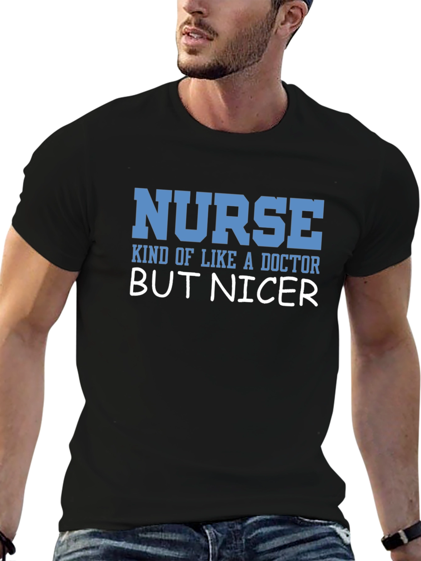 Nurse But Nicer T-Shirt - Funny Healthcare Apparel