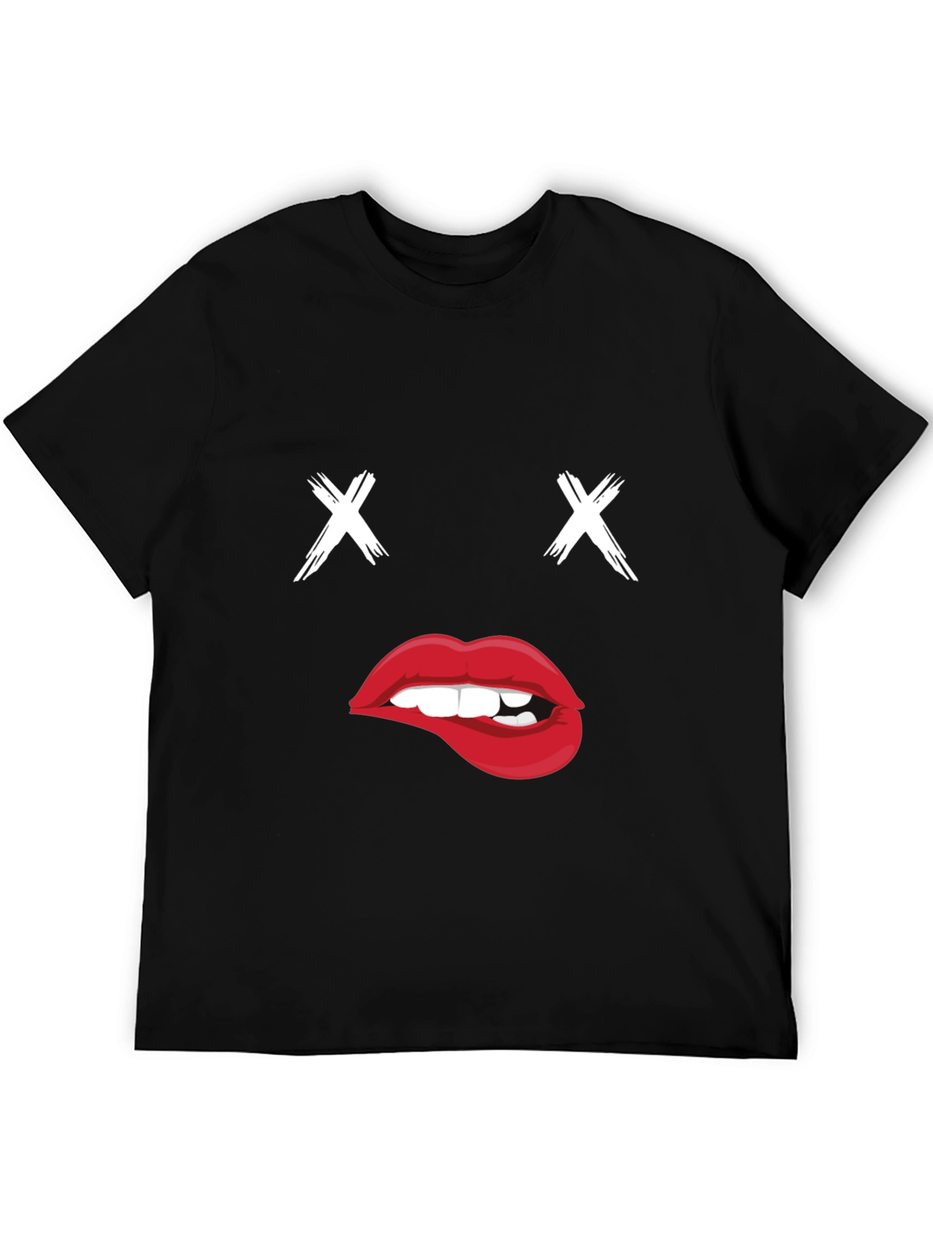 Black T-Shirt with Dead Inside Graphic