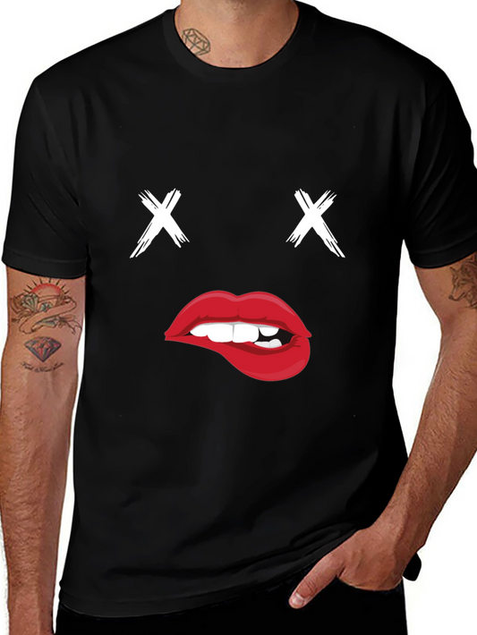 Black T-Shirt with Dead Inside Graphic
