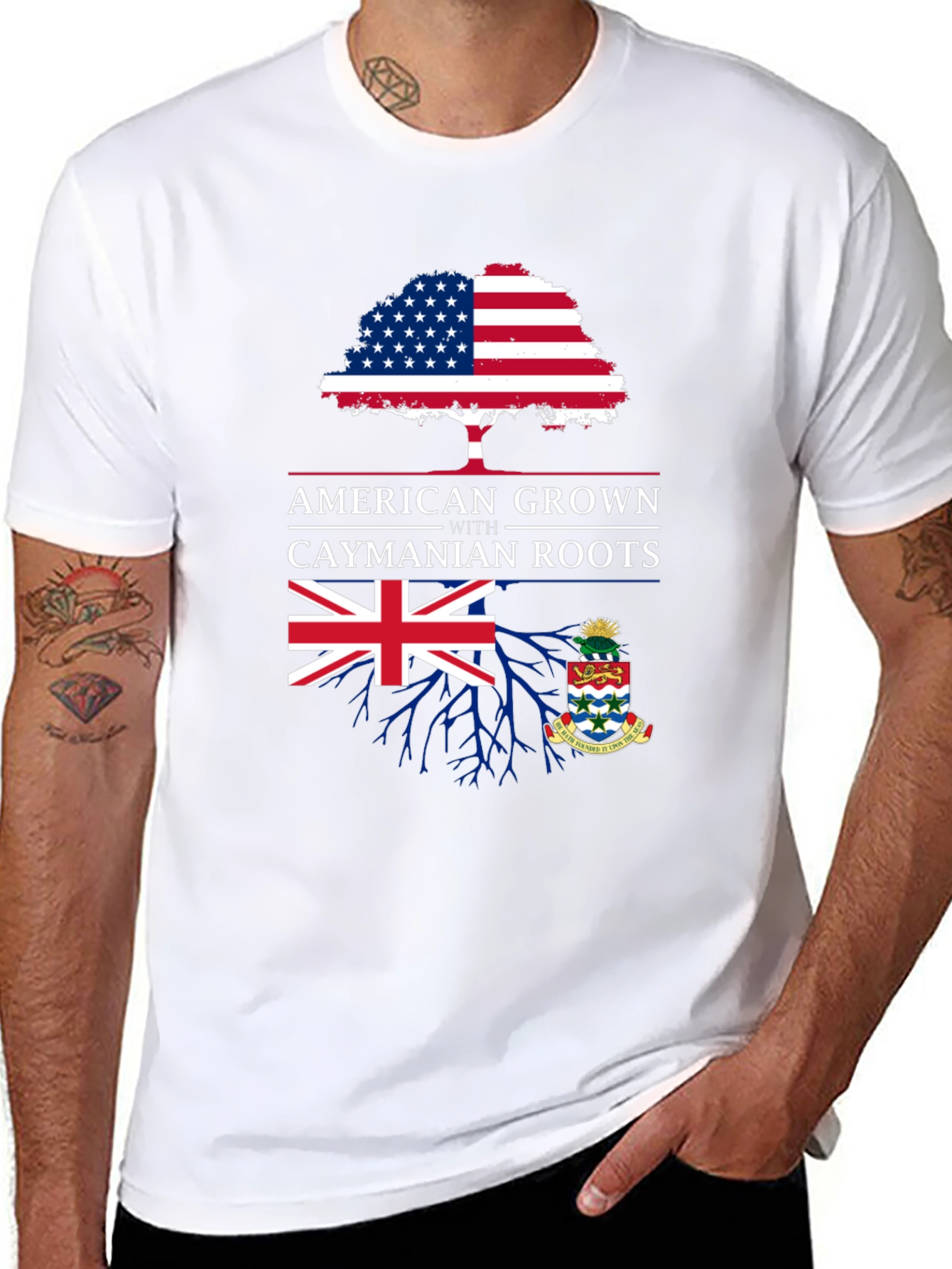 American Grown with Caymanian Roots T-Shirt