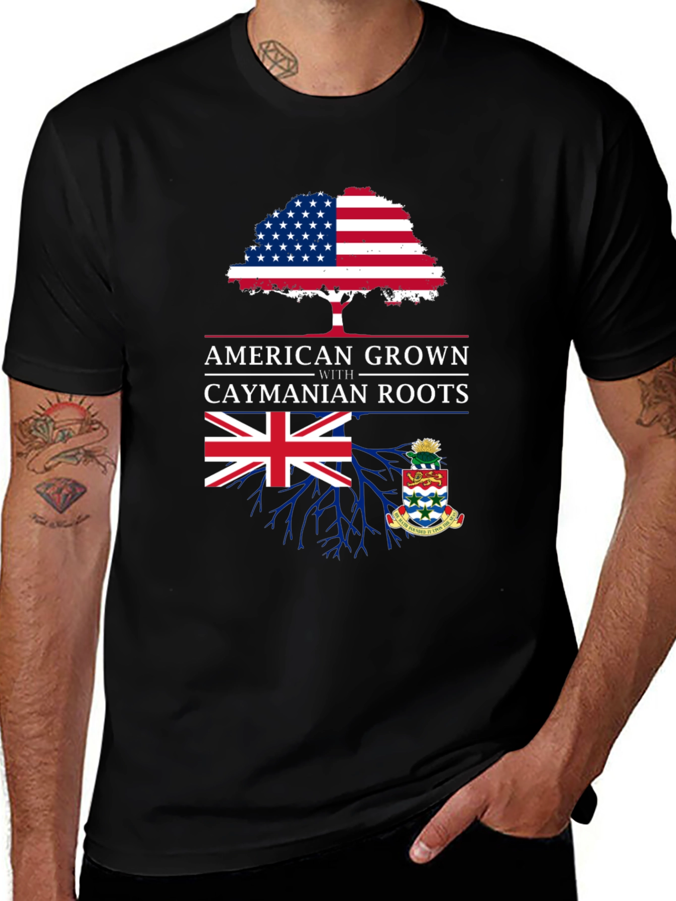 American Grown with Caymanian Roots T-Shirt