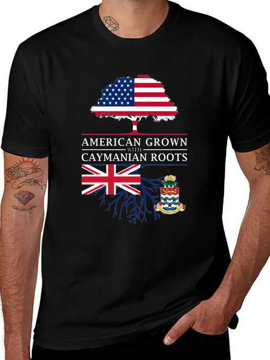 American Grown with Caymanian Roots T-Shirt