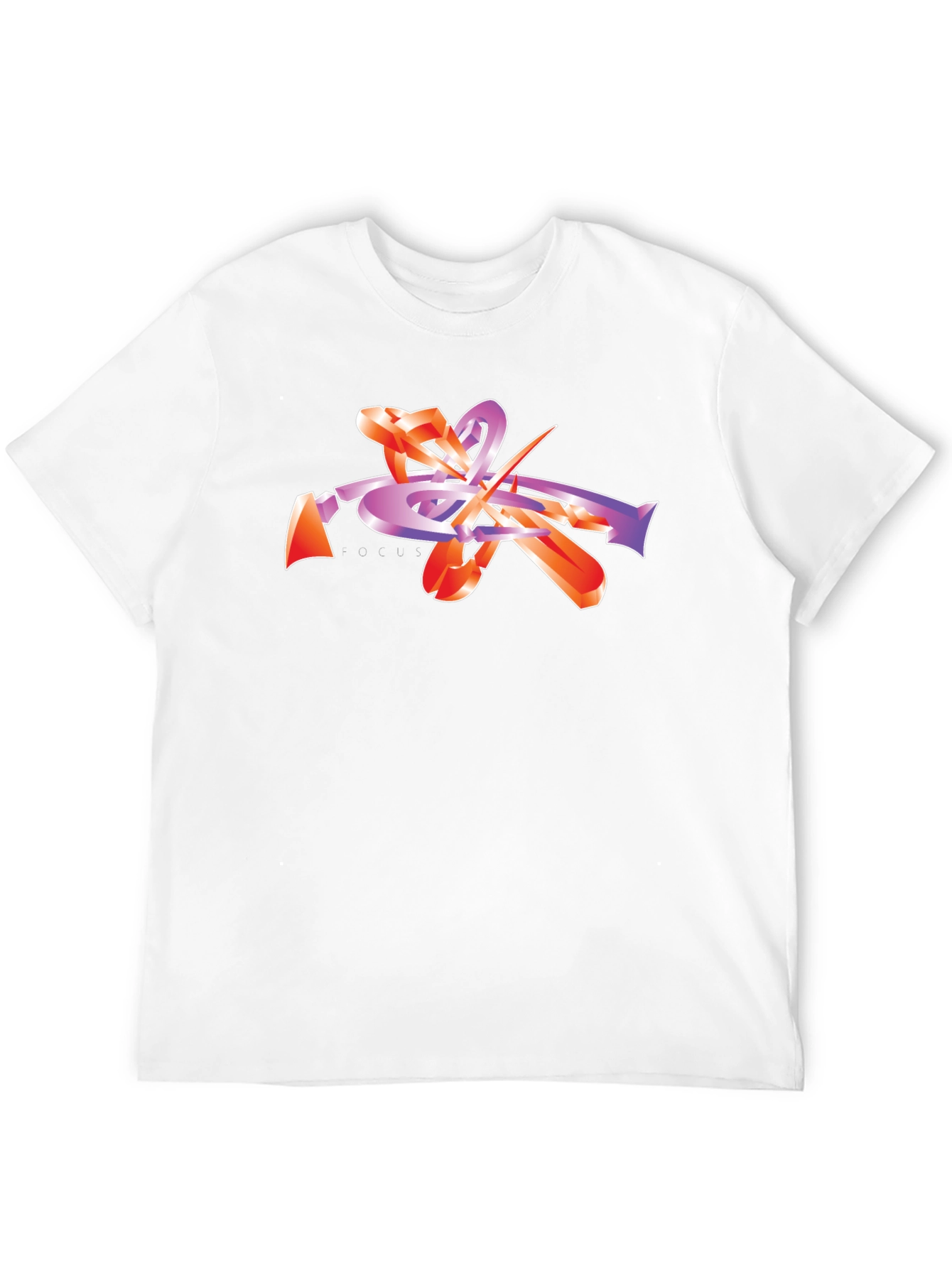 Abstract Trumpet Graphic Tee - Stylish Music Lover T-Shirt