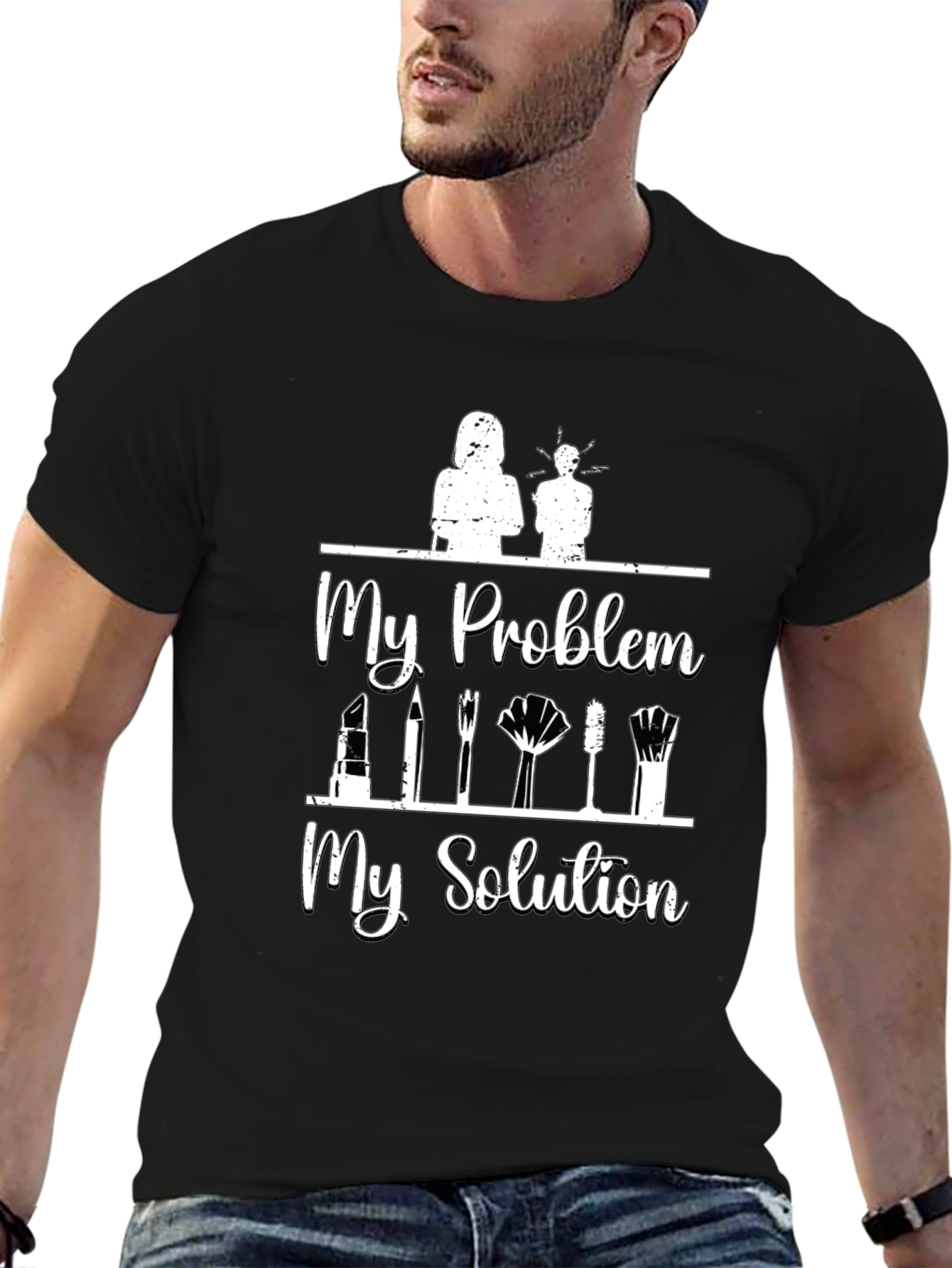 My Problem My Solution Makeup T-Shirt