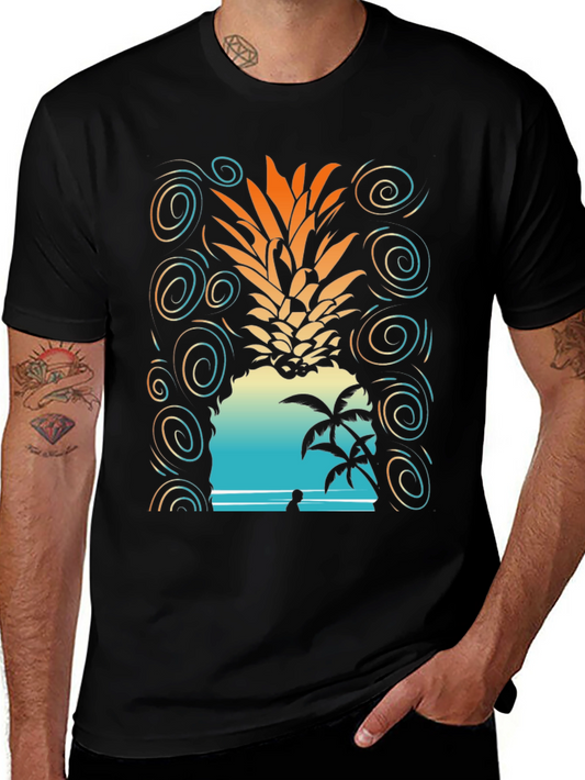 Tropical Pineapple Beach T-Shirt