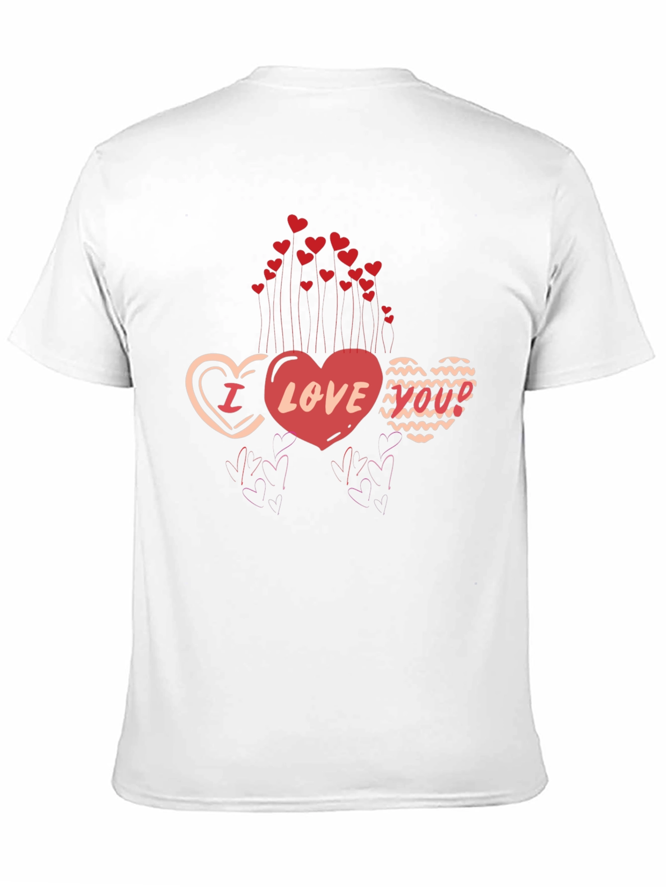 I Love You Heart Valentines T-Shirt