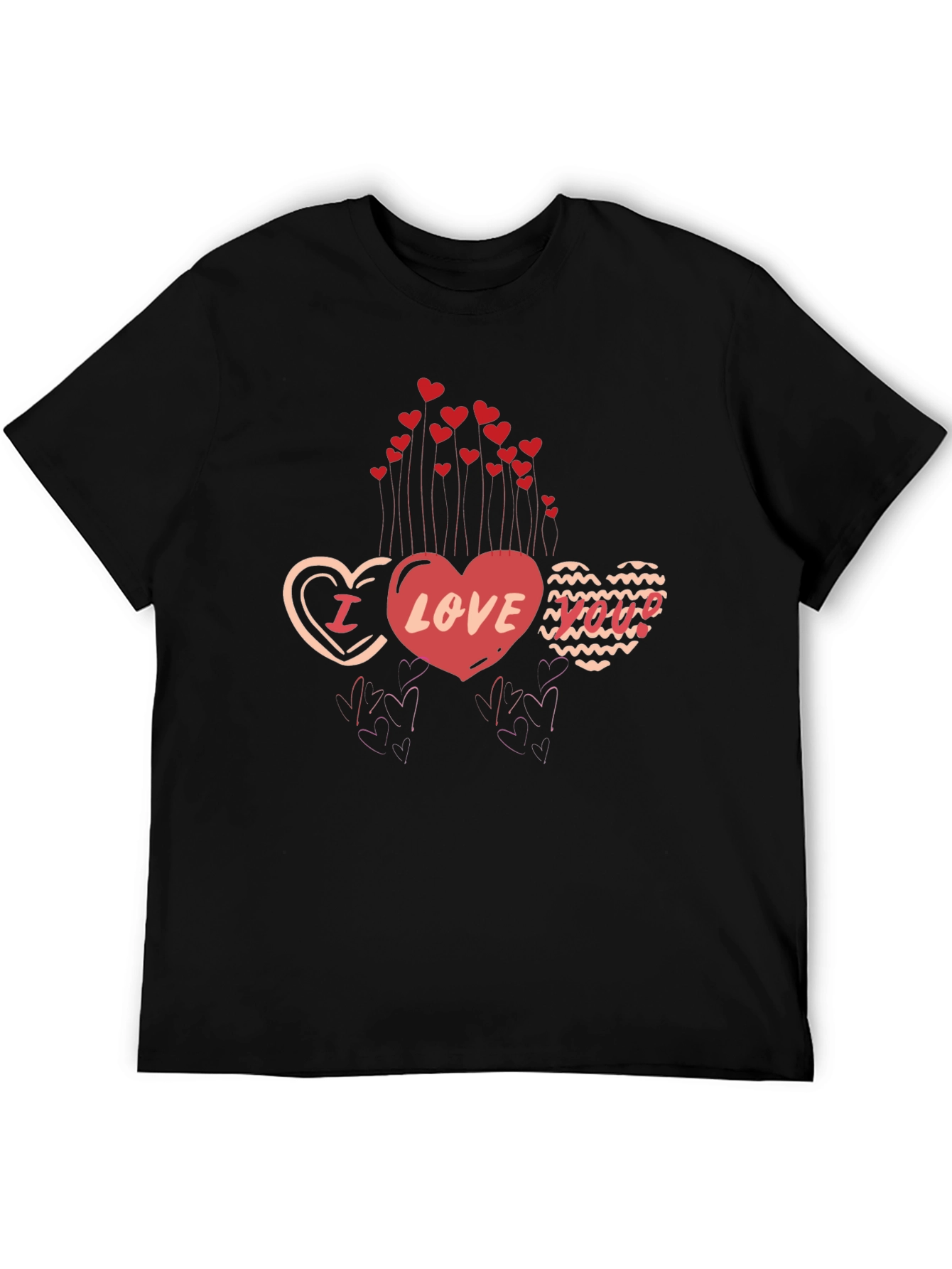 I Love You Heart Valentines T-Shirt