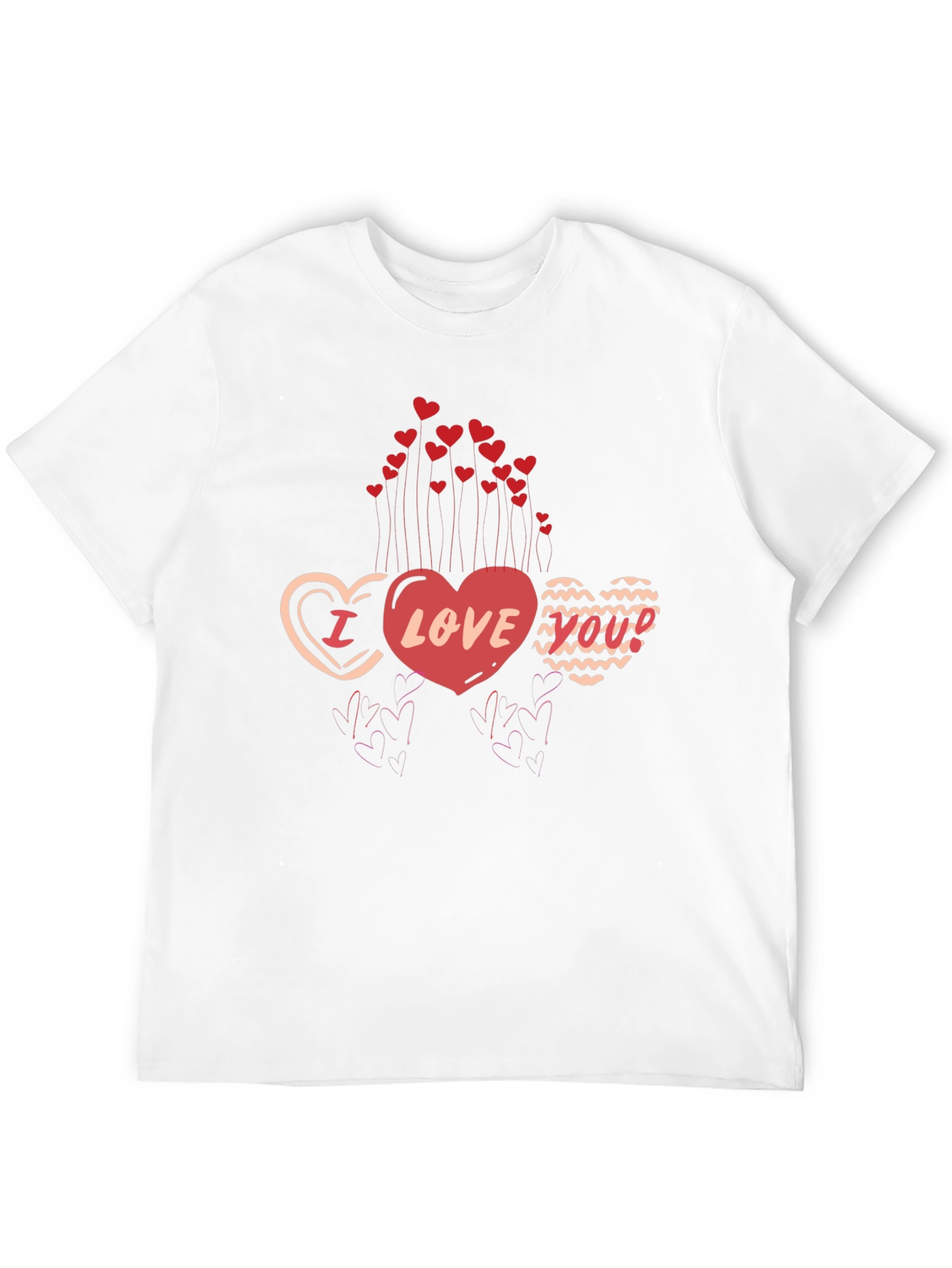 I Love You Heart Valentines T-Shirt