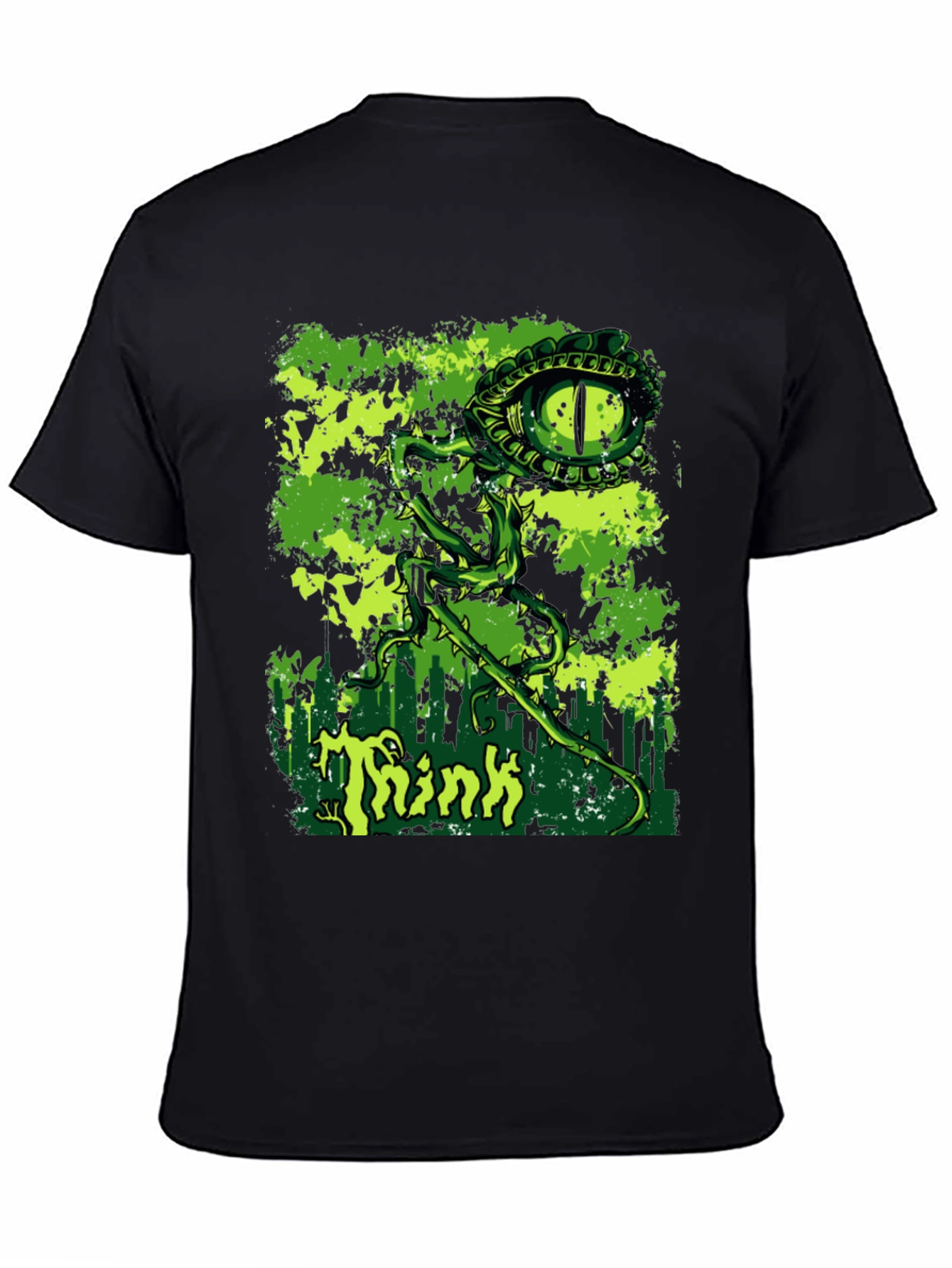Think Eye Graphic Black T-Shirt
