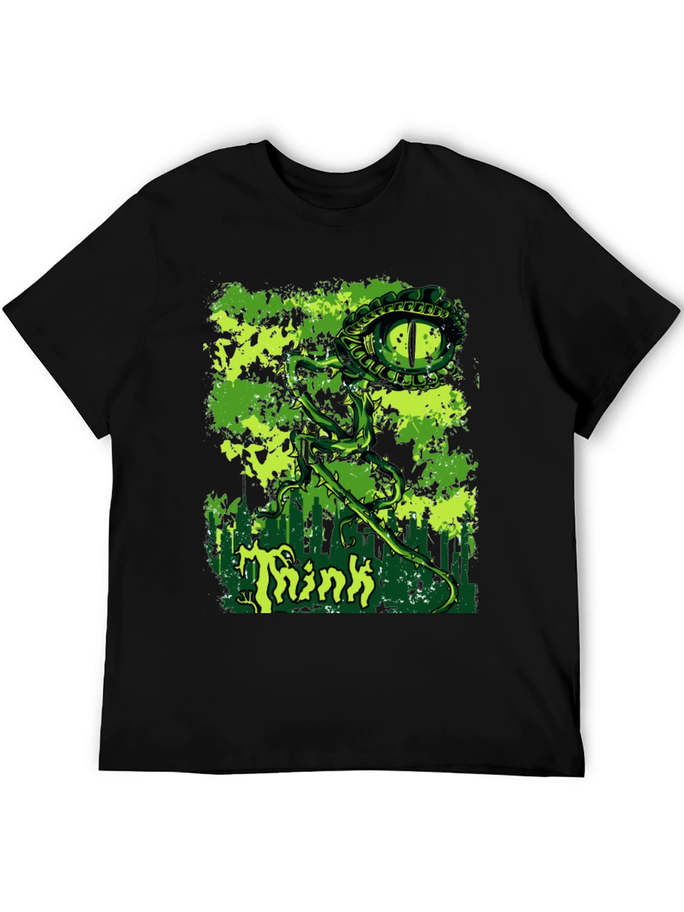 Think Eye Graphic Black T-Shirt