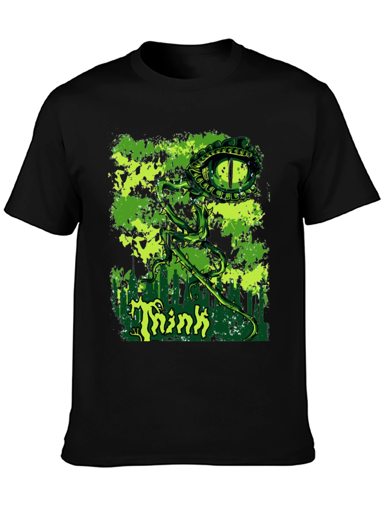 Think Eye Graphic Black T-Shirt