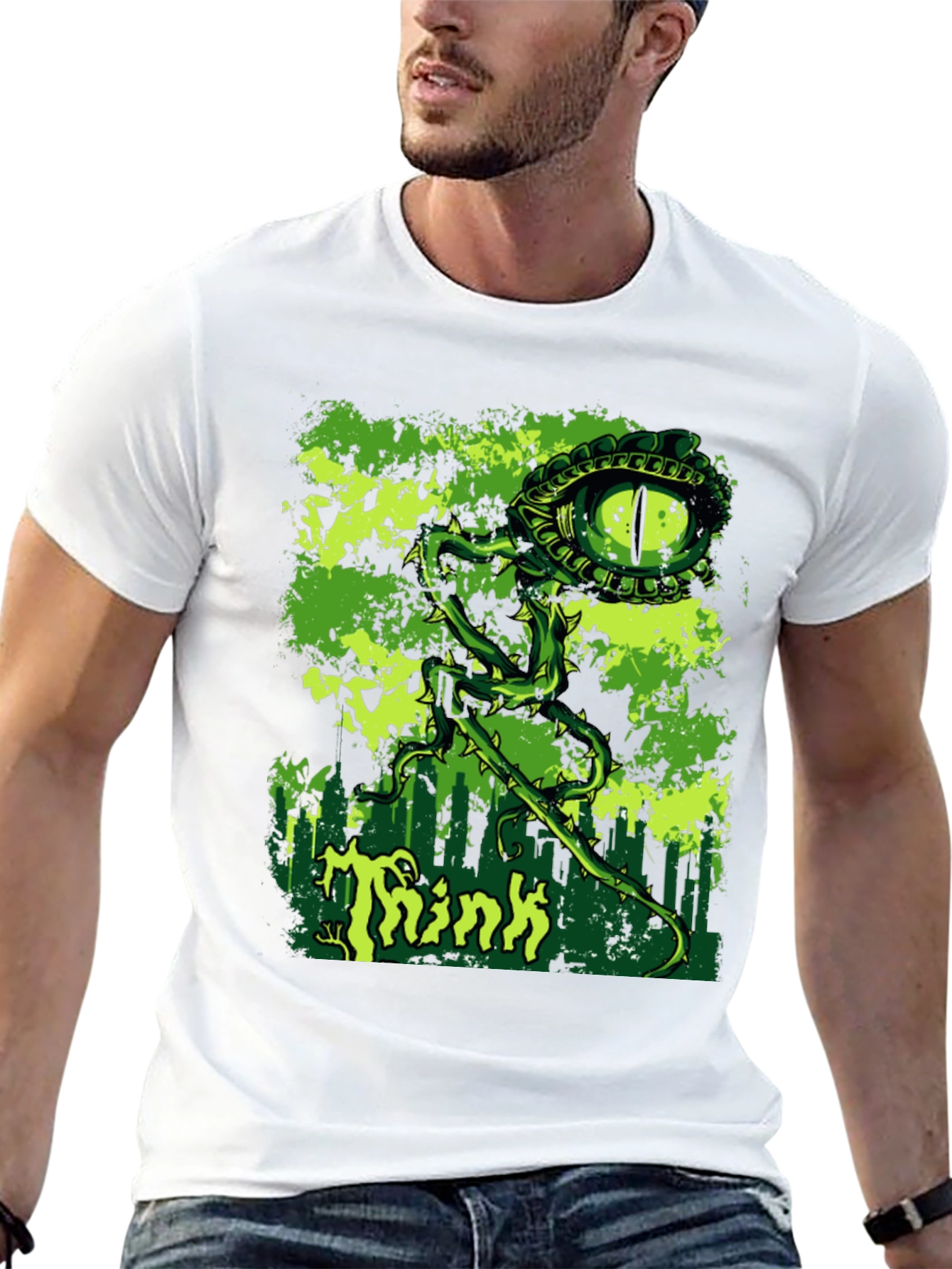 Think Eye Graphic Black T-Shirt