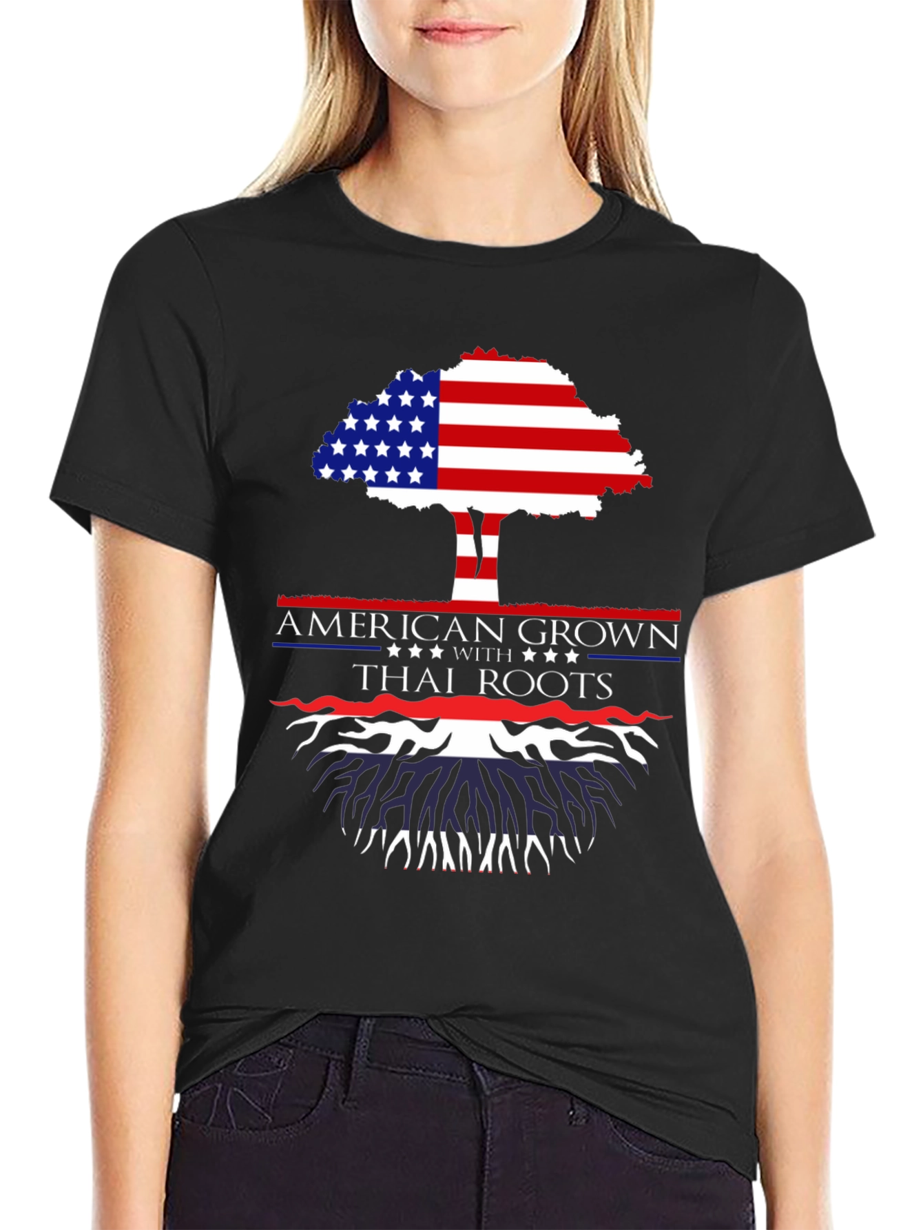 American Grown with Thai Roots T-Shirt