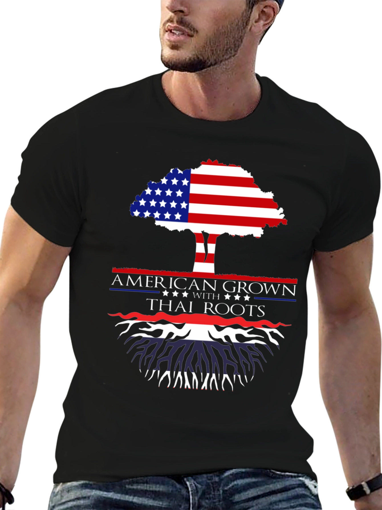 American Grown with Thai Roots T-Shirt