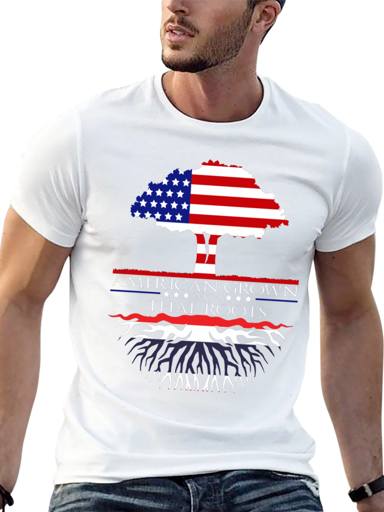 American Grown with Thai Roots T-Shirt