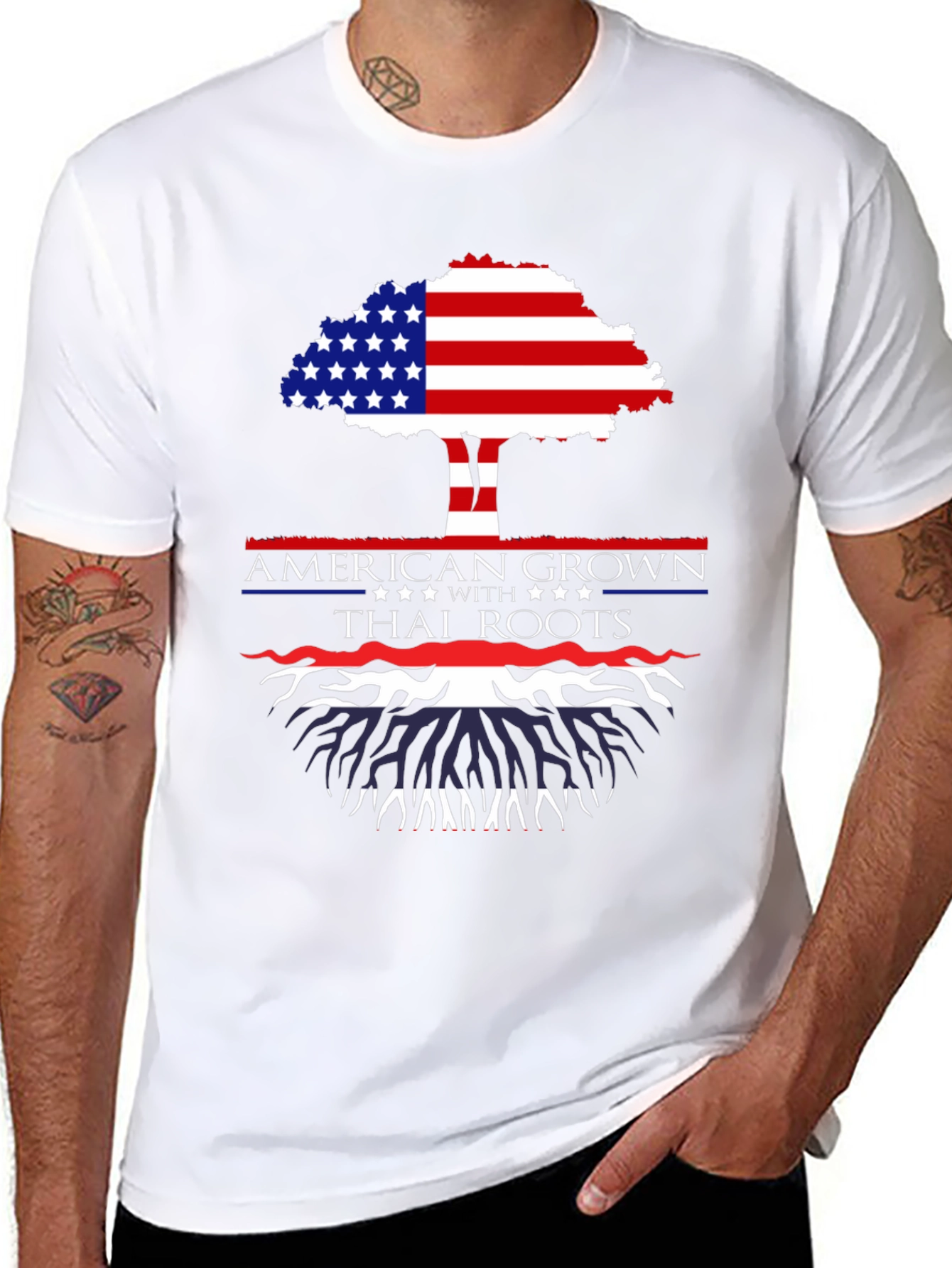 American Grown with Thai Roots T-Shirt