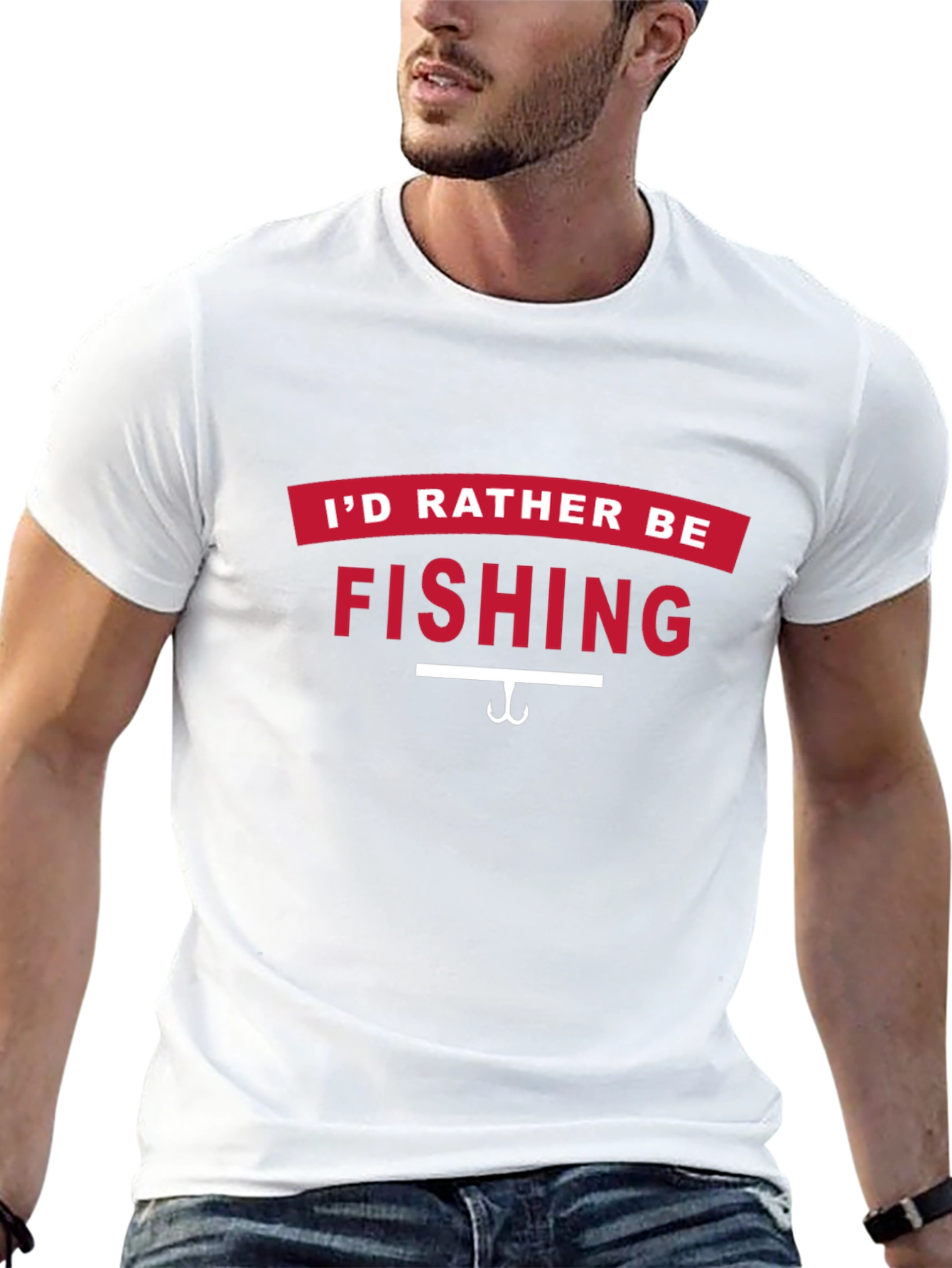 Id Rather Be Fishing Graphic Tee
