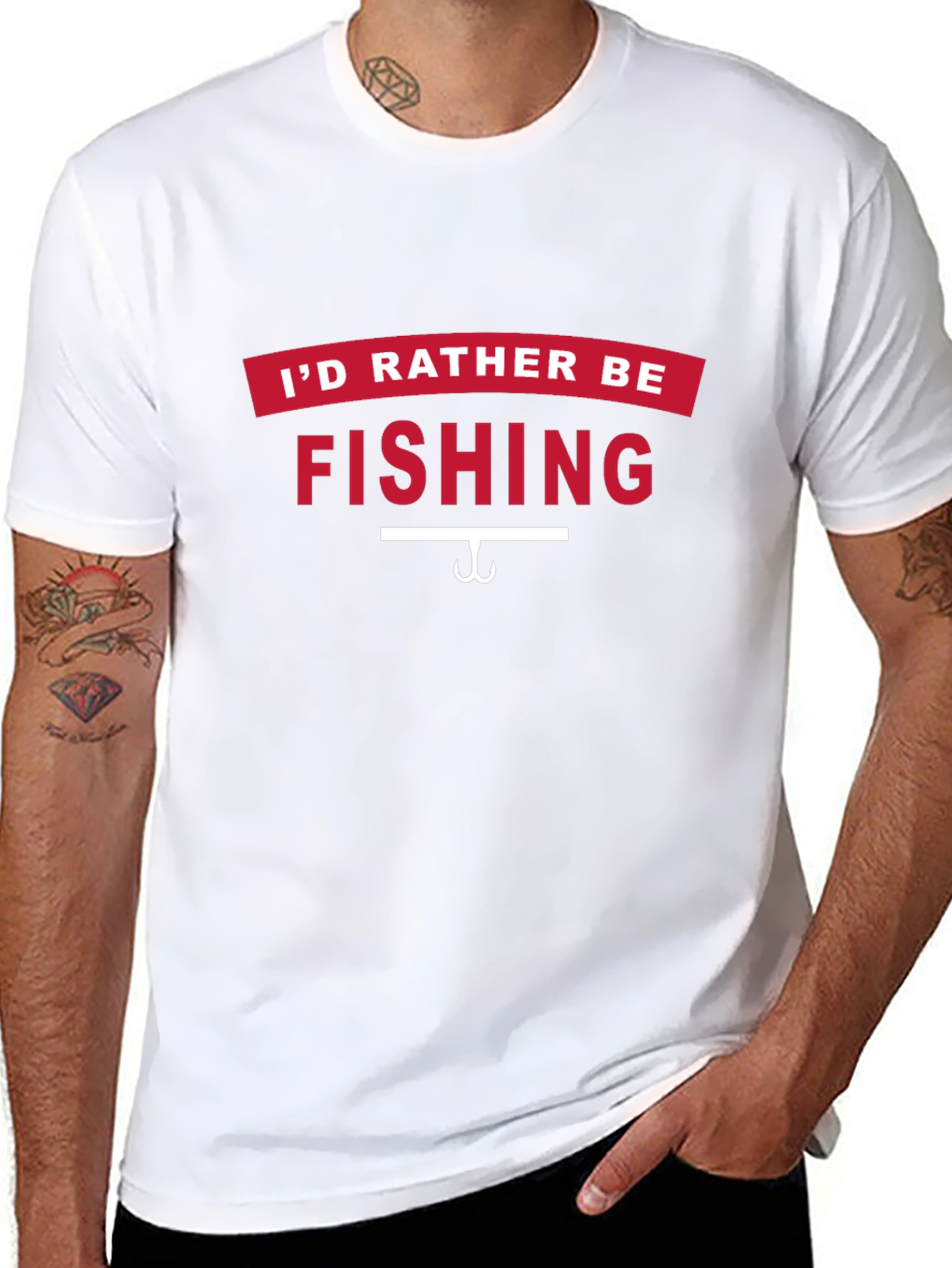 Id Rather Be Fishing Graphic Tee