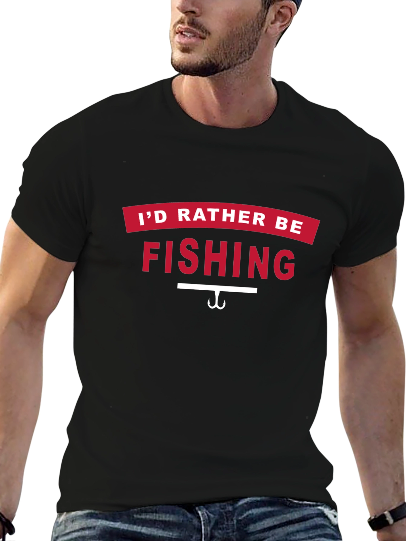 Id Rather Be Fishing Graphic Tee
