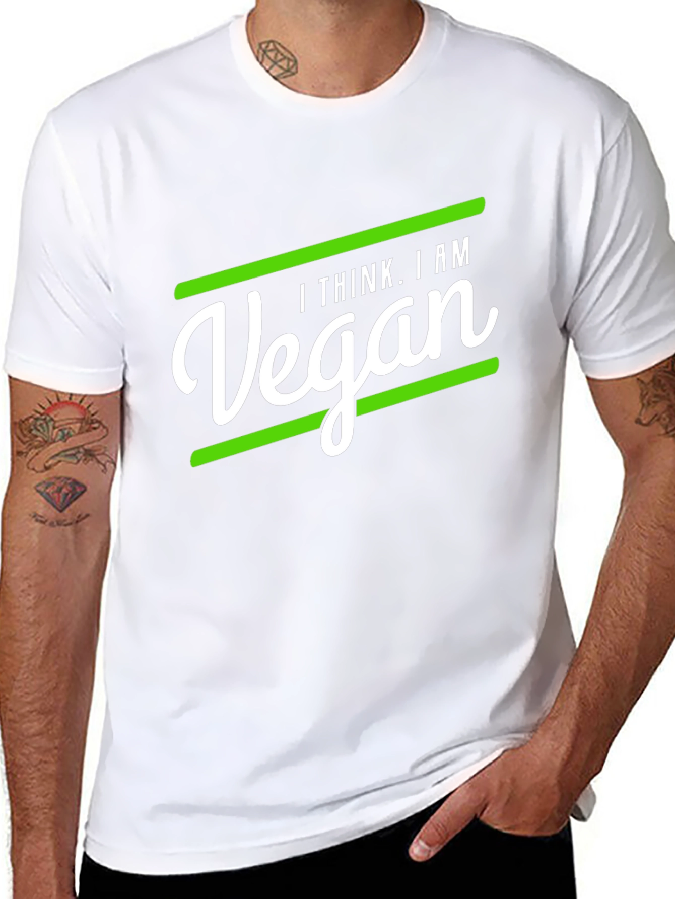 I Think I Am Vegan Graphic T-Shirt