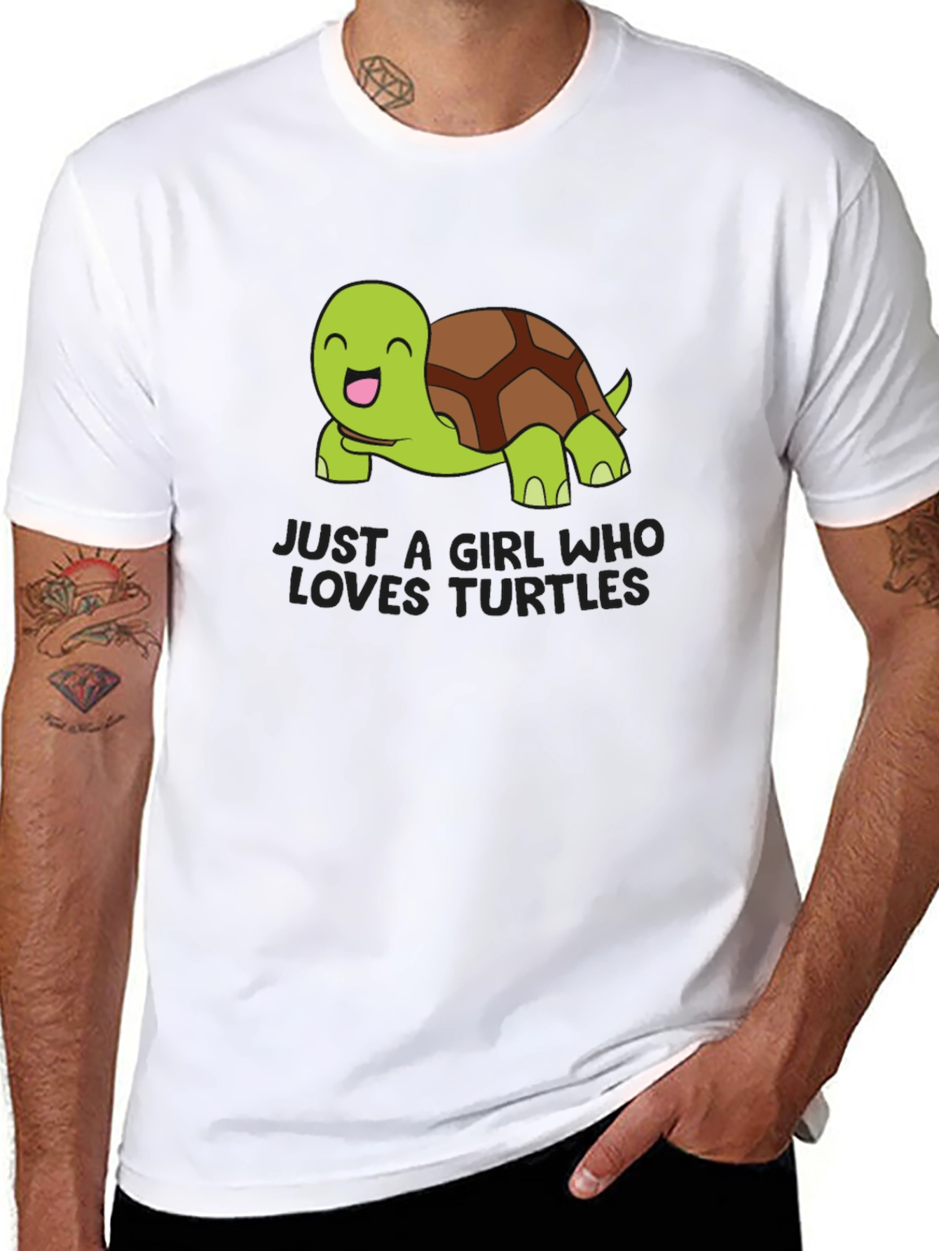 Just A Girl Who Loves Turtles T-Shirt