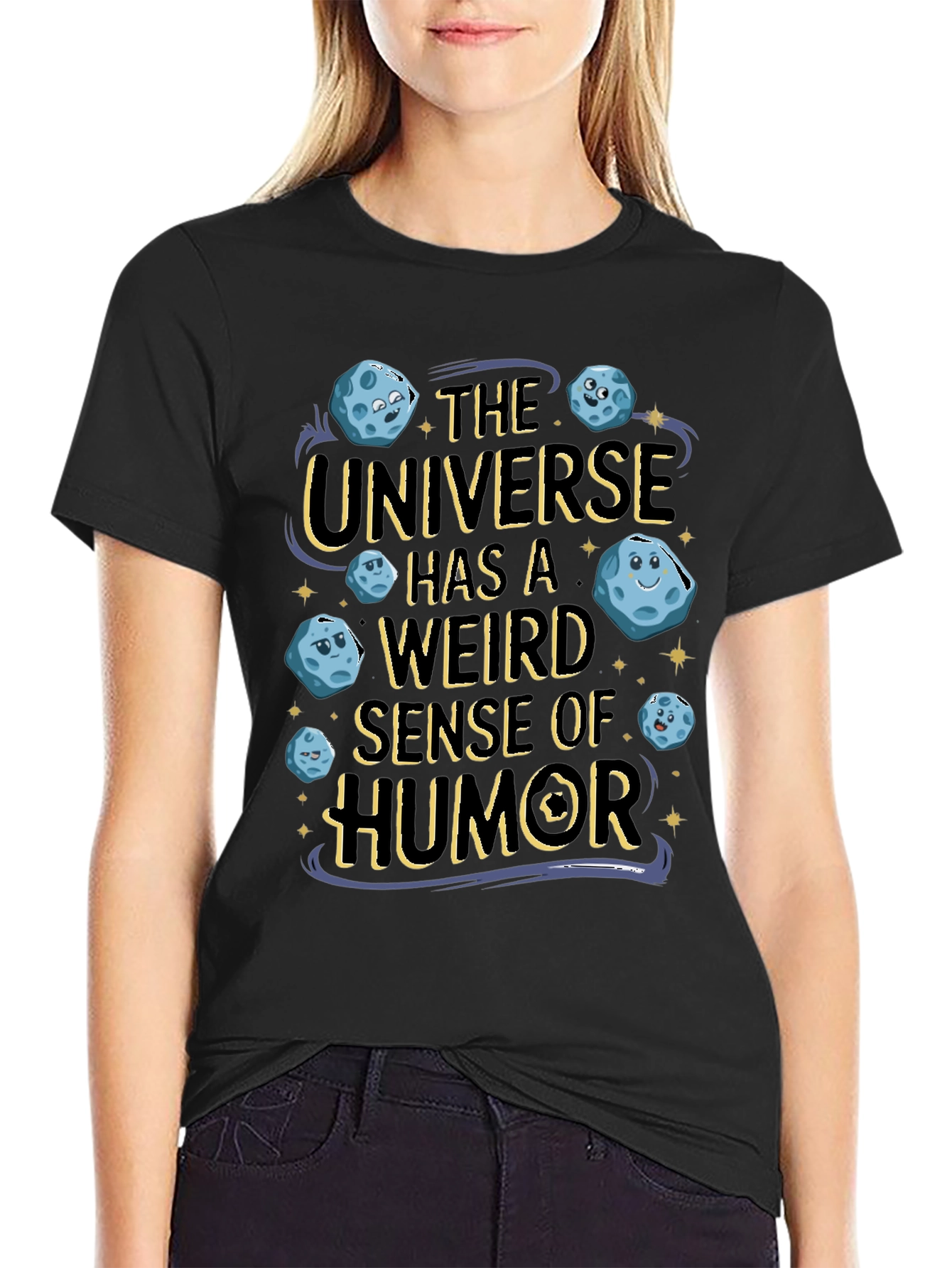 Weird Sense of Humor Universe Graphic T-Shirt
