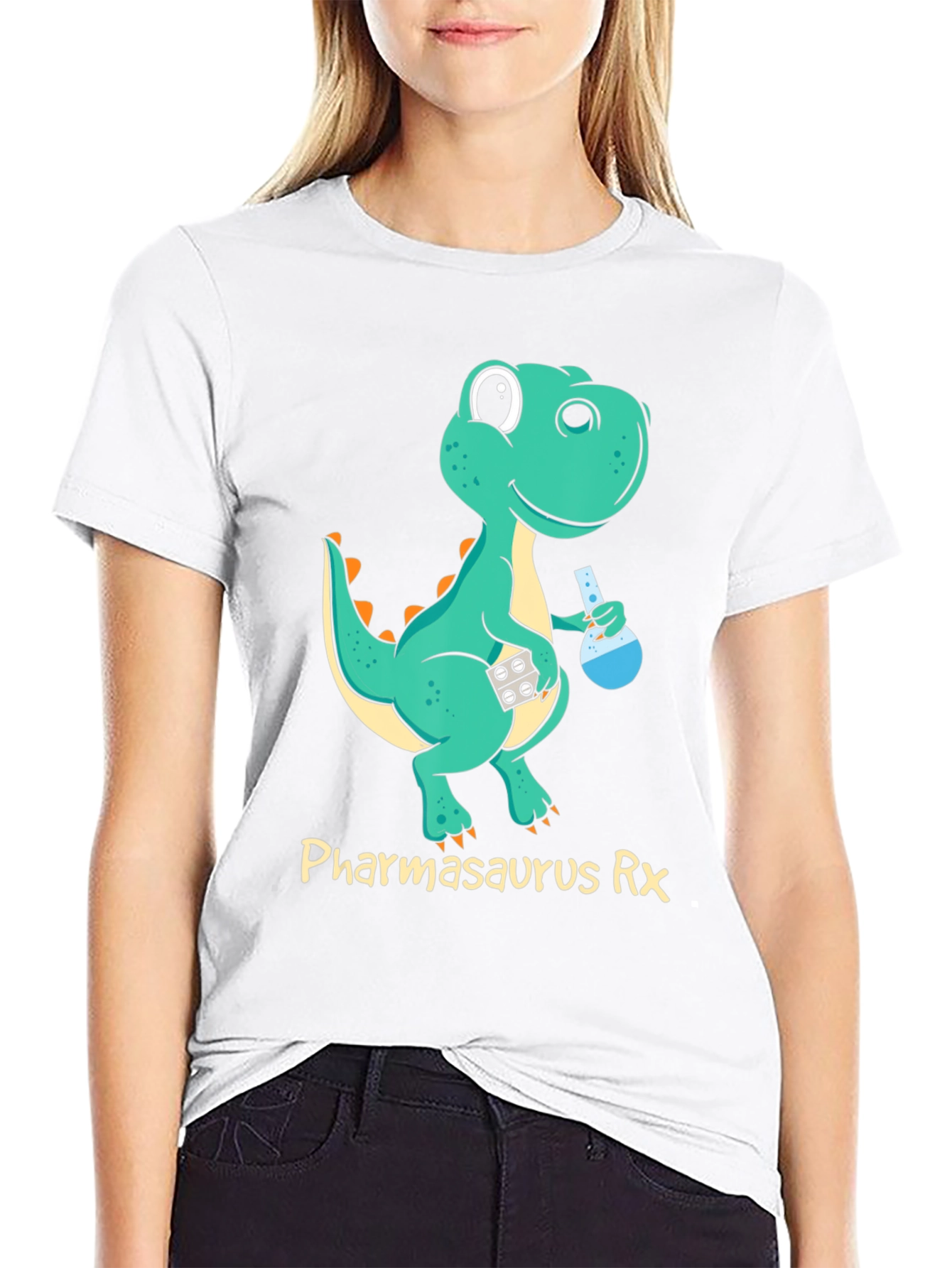 Pharmasaurus Rex T-Shirt - Pharmacy Dino Tee