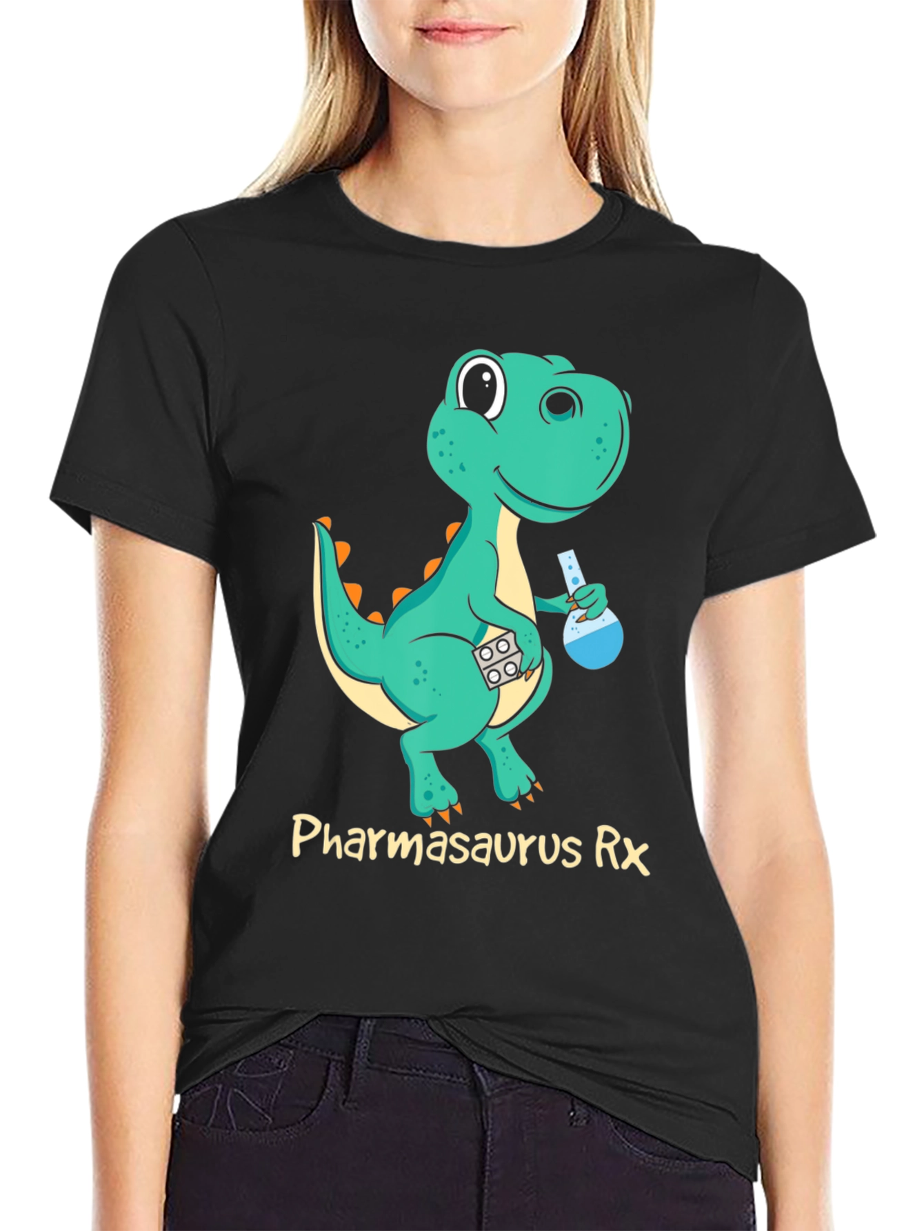 Pharmasaurus Rex T-Shirt - Pharmacy Dino Tee
