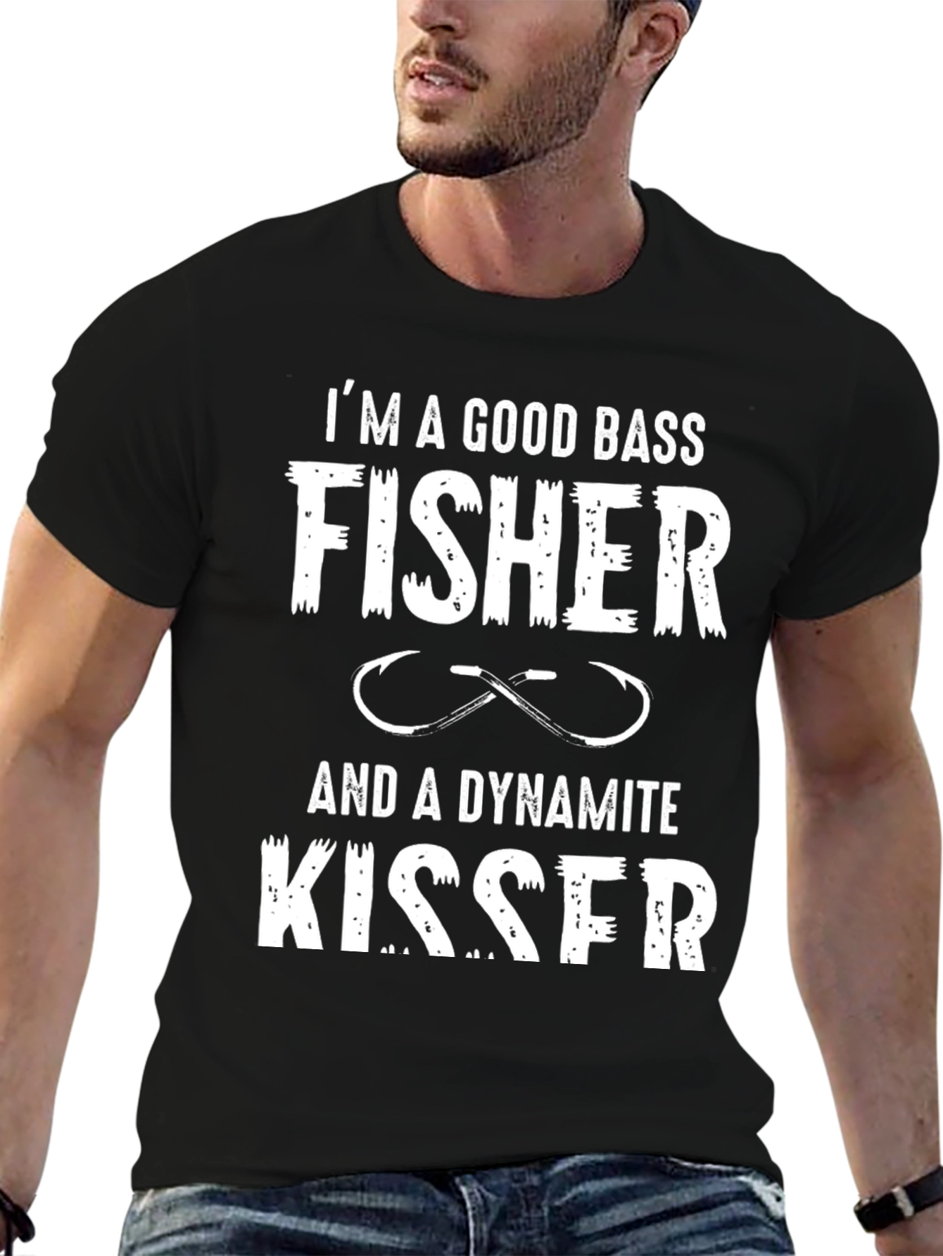 Good Bass Fisher & Dynamite Kisser Black T-Shirt
