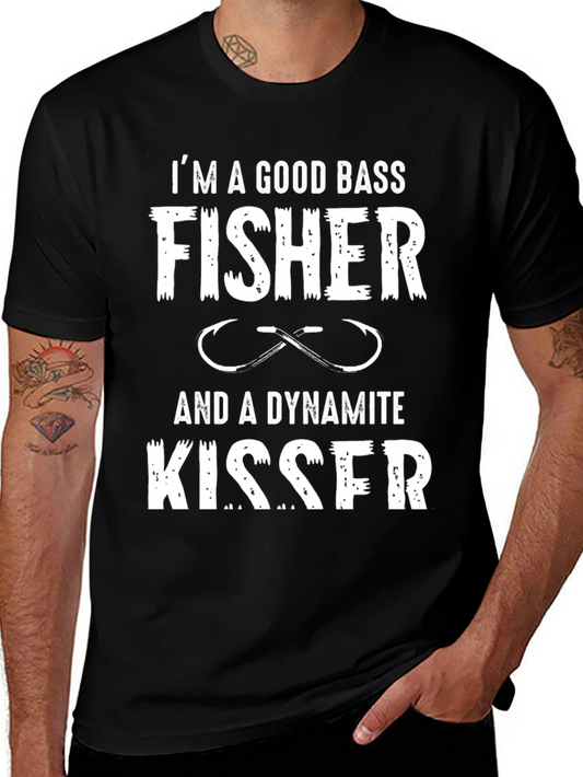 Good Bass Fisher & Dynamite Kisser Black T-Shirt