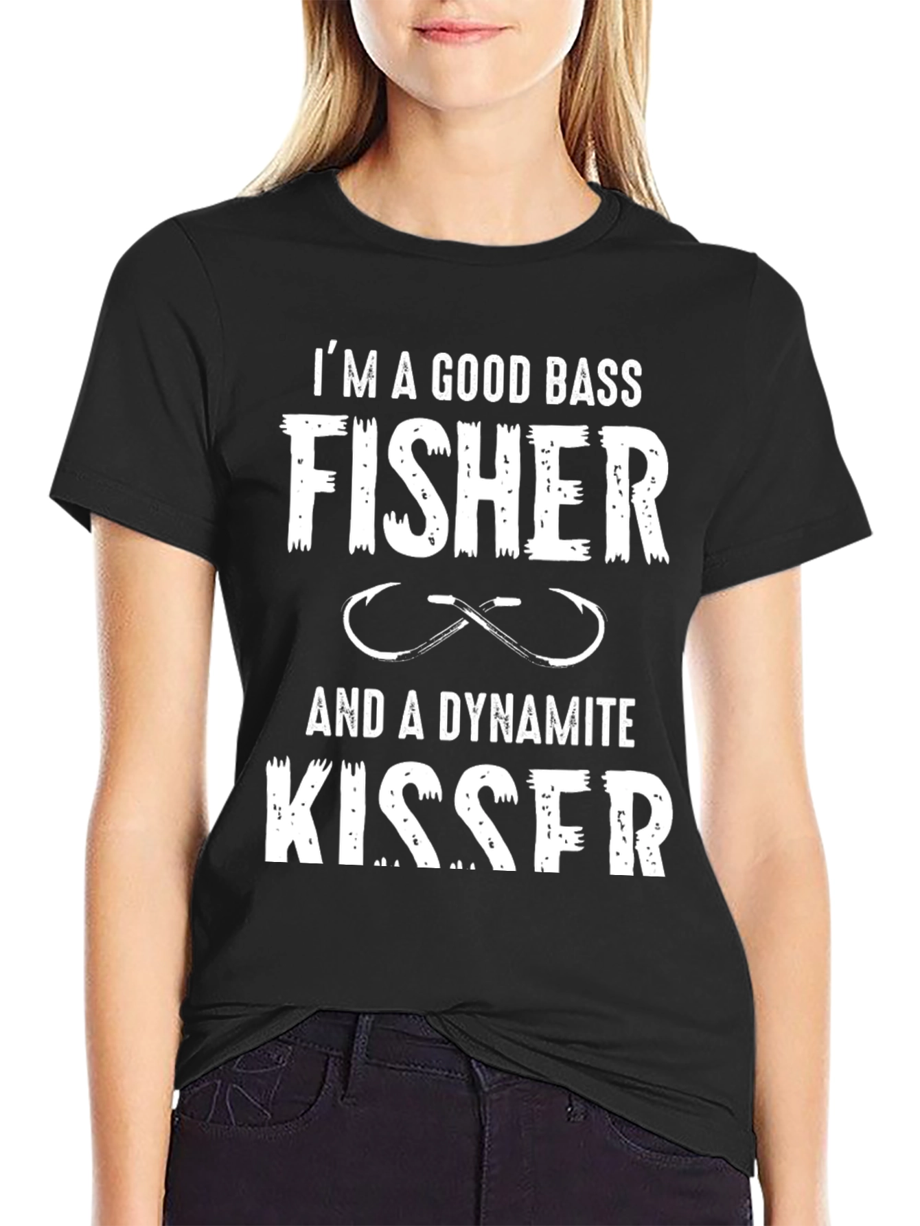 Good Bass Fisher & Dynamite Kisser Black T-Shirt