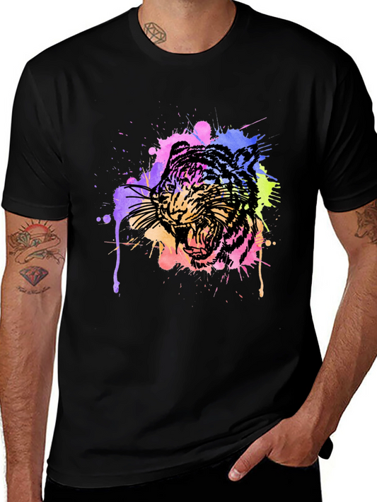 Watercolor Tiger Graphic Tee