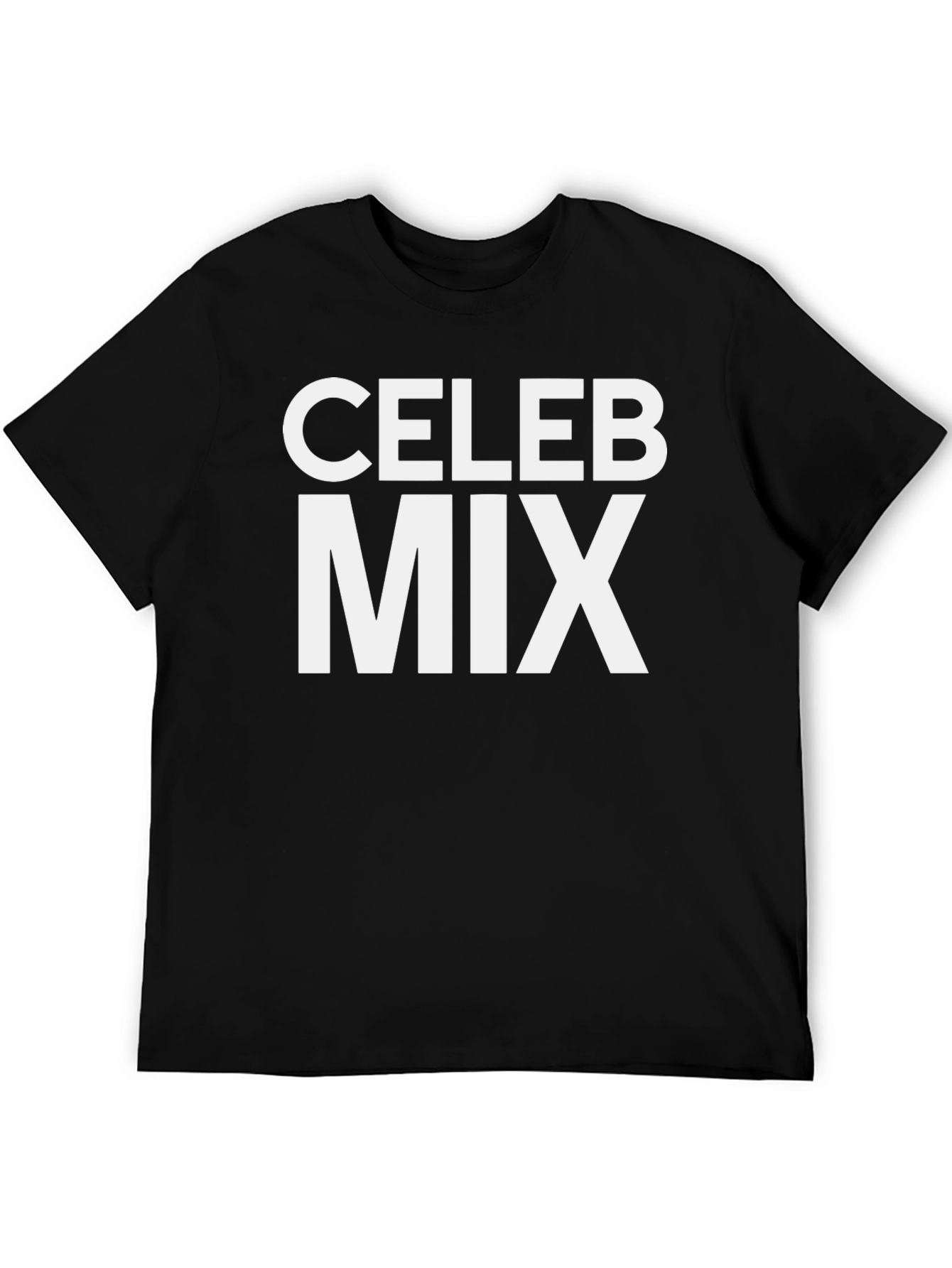 Celeb Mix Black Graphic Tee