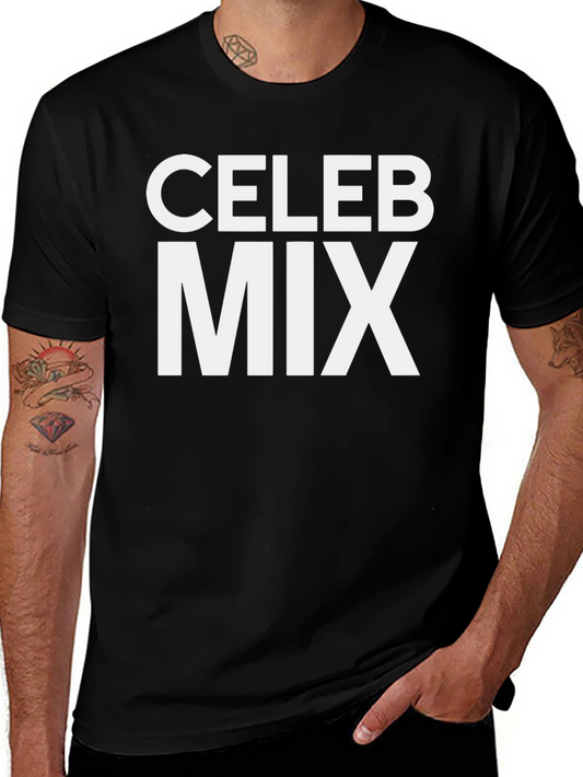 Celeb Mix Black Graphic Tee