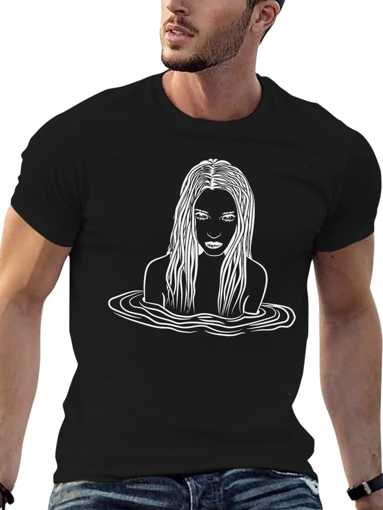 Mystic Woman Black Graphic Tee