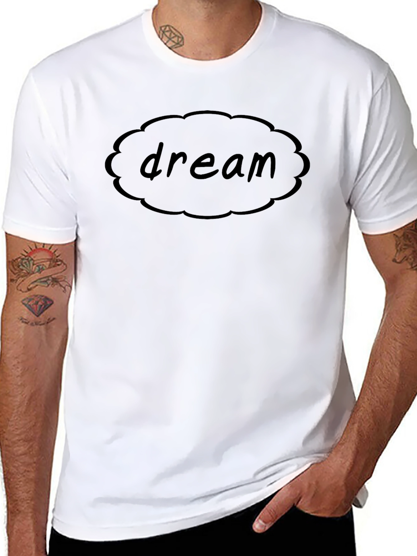 Dream Cloud Black T-Shirt