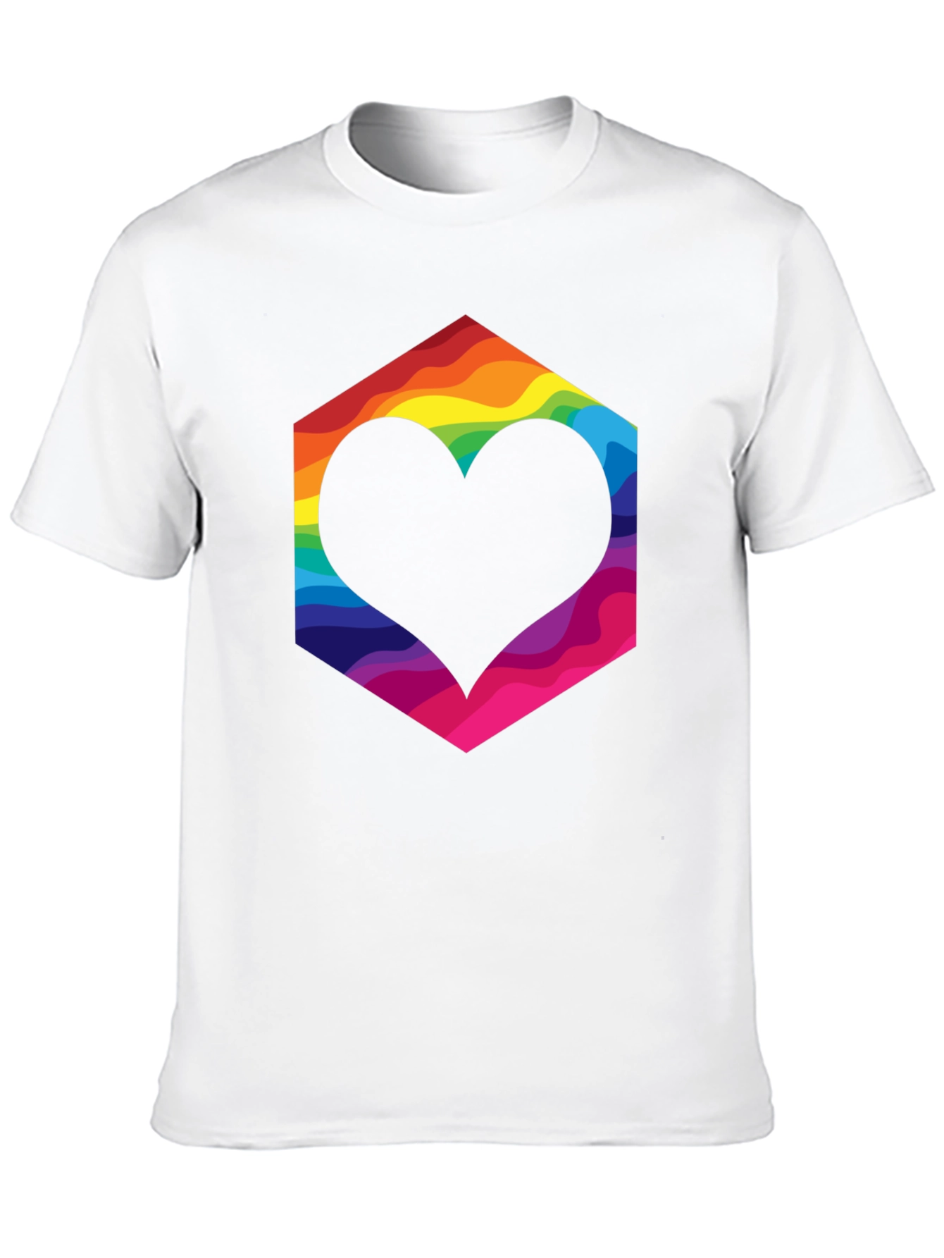 Rainbow Heart Graphic Tee