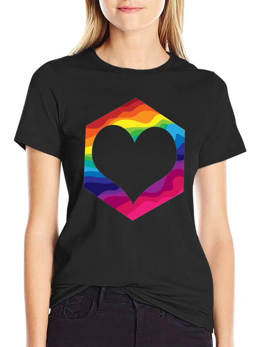 Rainbow Heart Graphic Tee