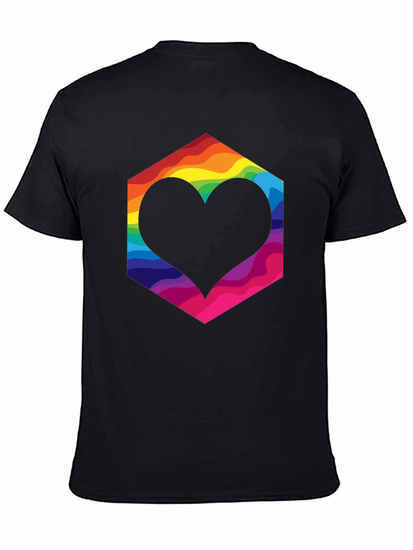 Rainbow Heart Graphic Tee
