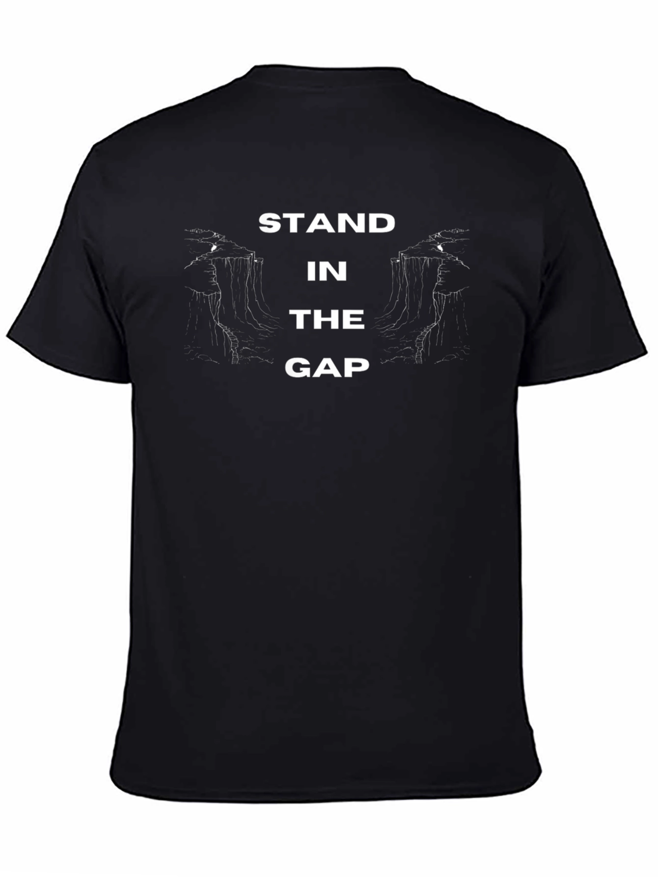 Stand in the Gap Black Graphic Tee
