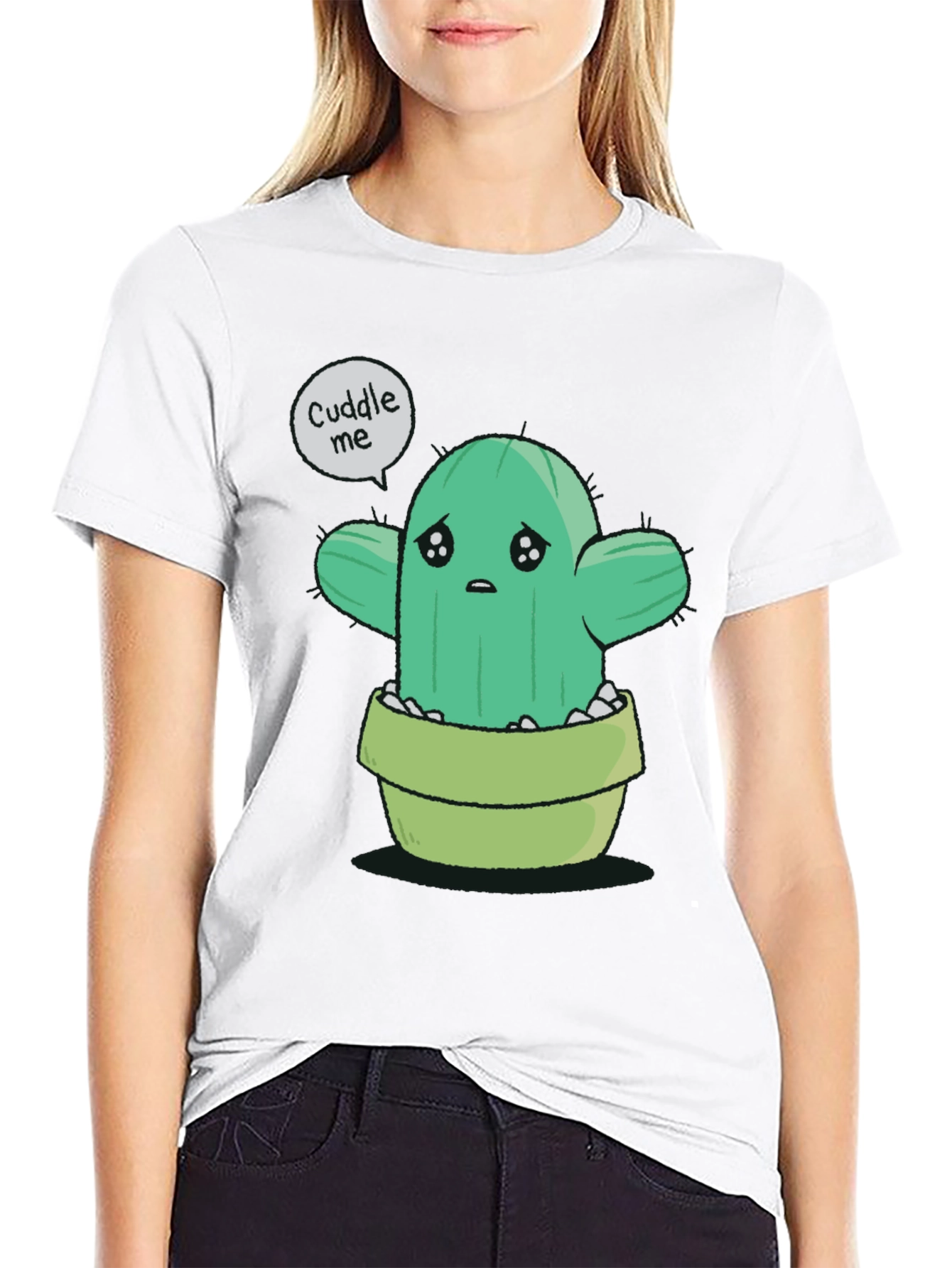 Cuddle Me Cactus T-Shirt - Soft Cotton Tee