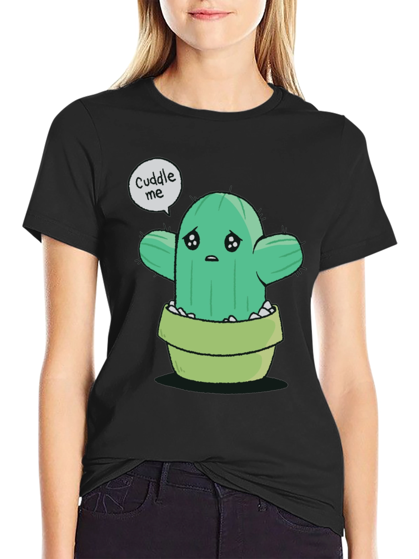 Cuddle Me Cactus T-Shirt - Soft Cotton Tee