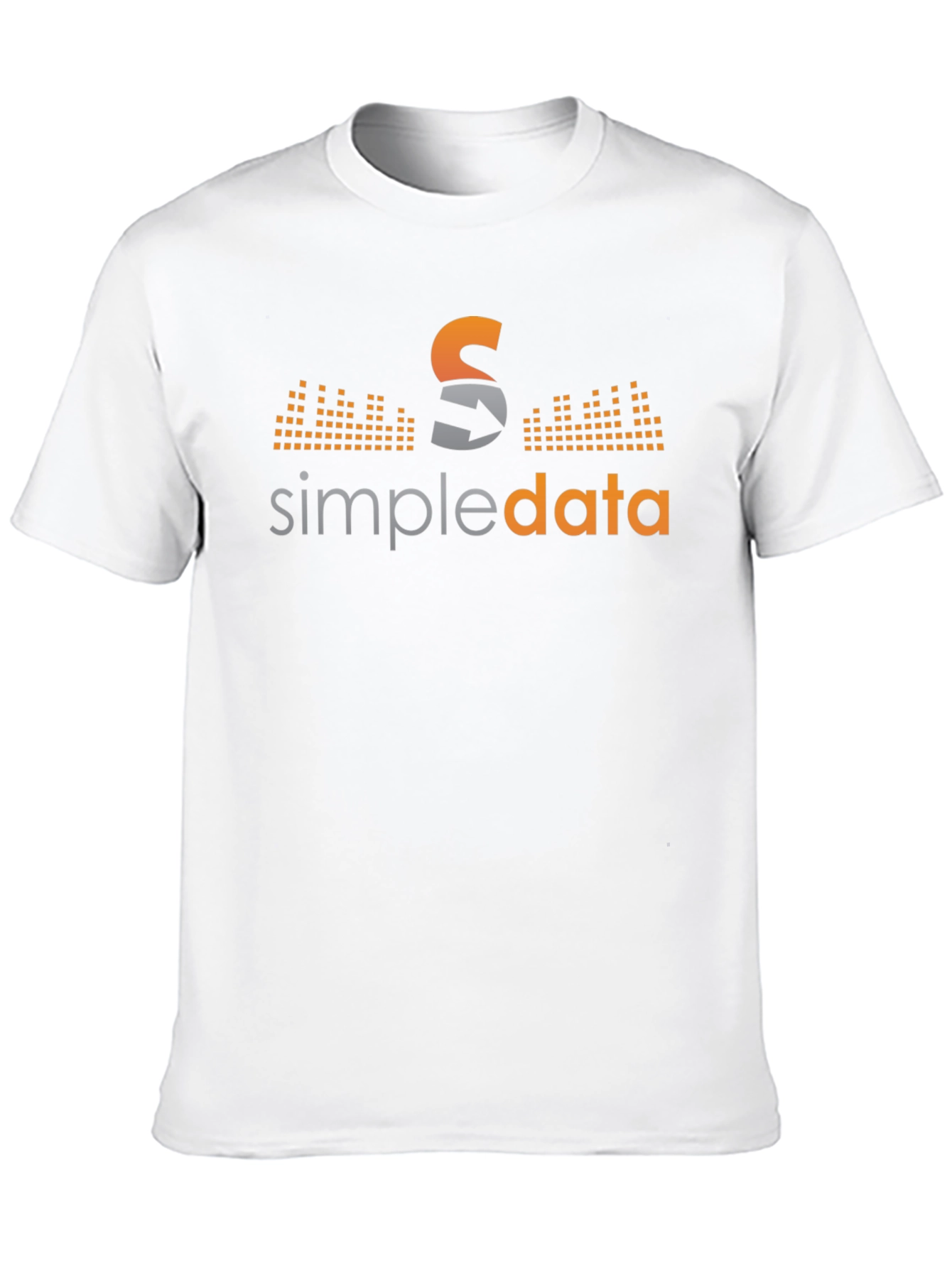 Simpledata Black Graphic Tee