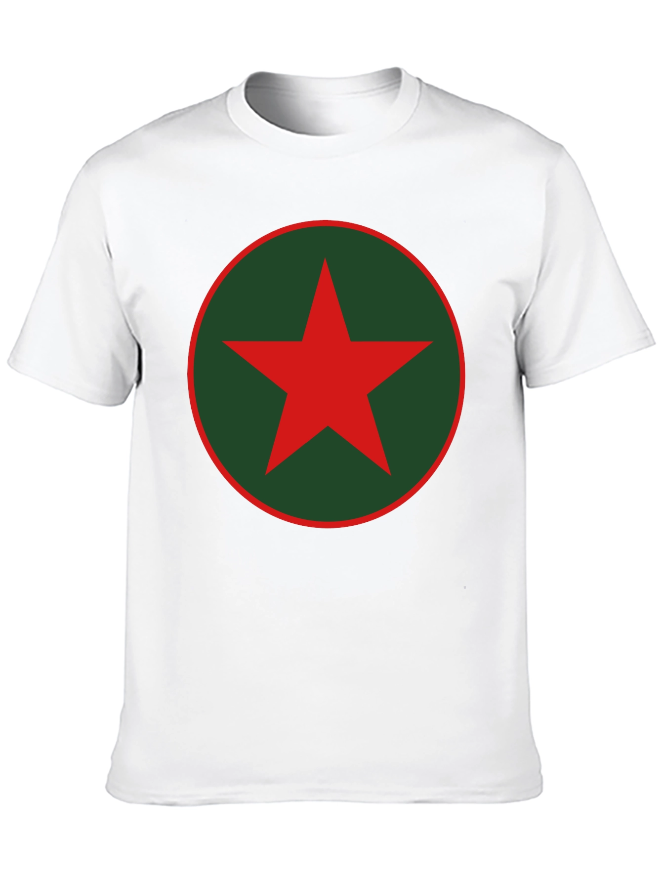 Red Star Graphic T-Shirt - Casual Black Tee