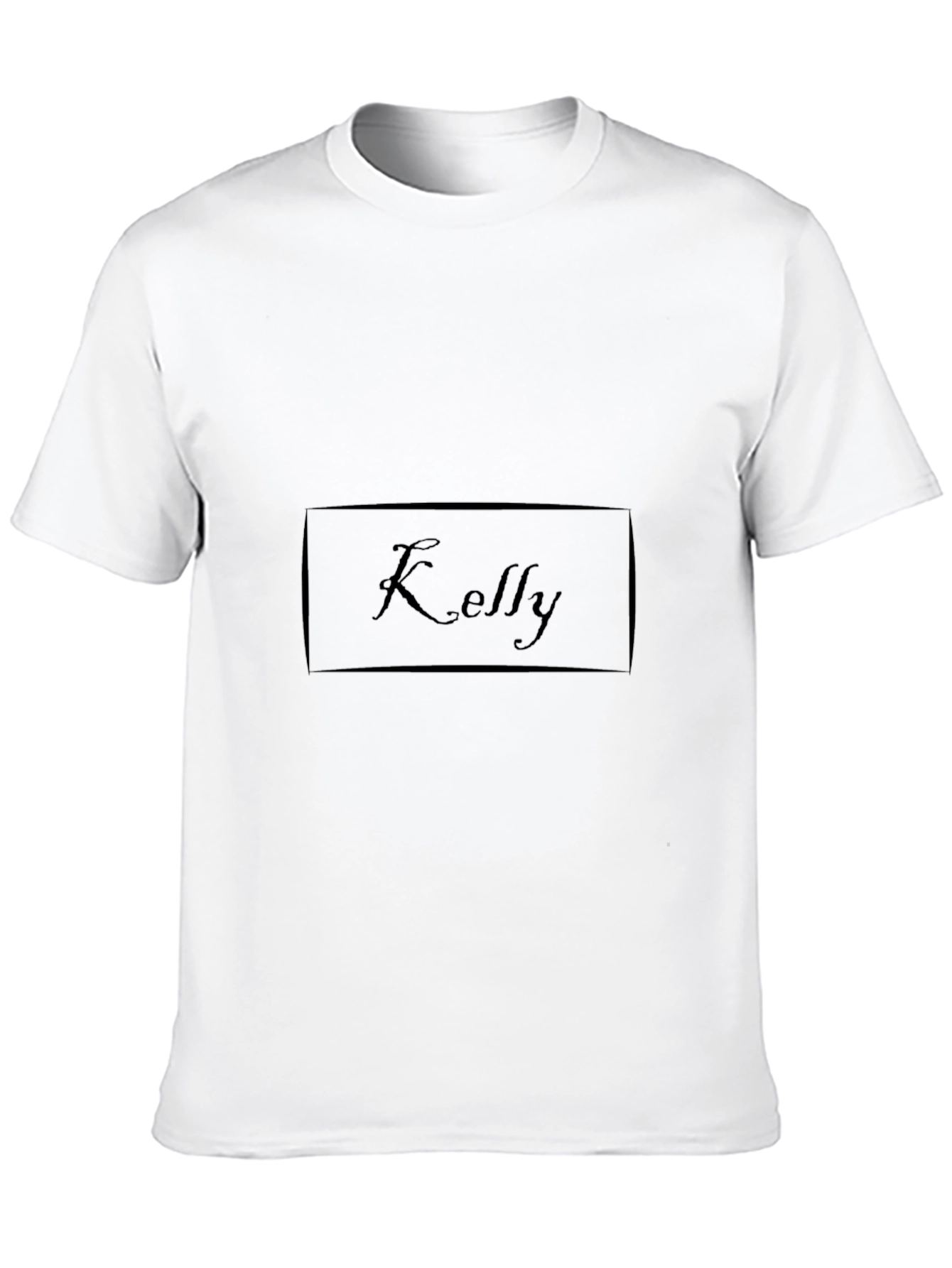 Kelly Graphic Tee - Classic Black Cotton T-Shirt