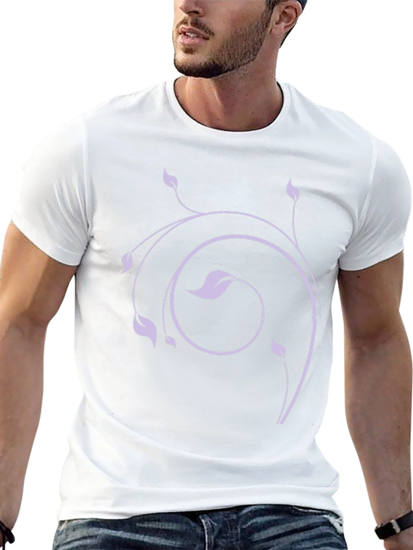 Nature Swirl Black Tee